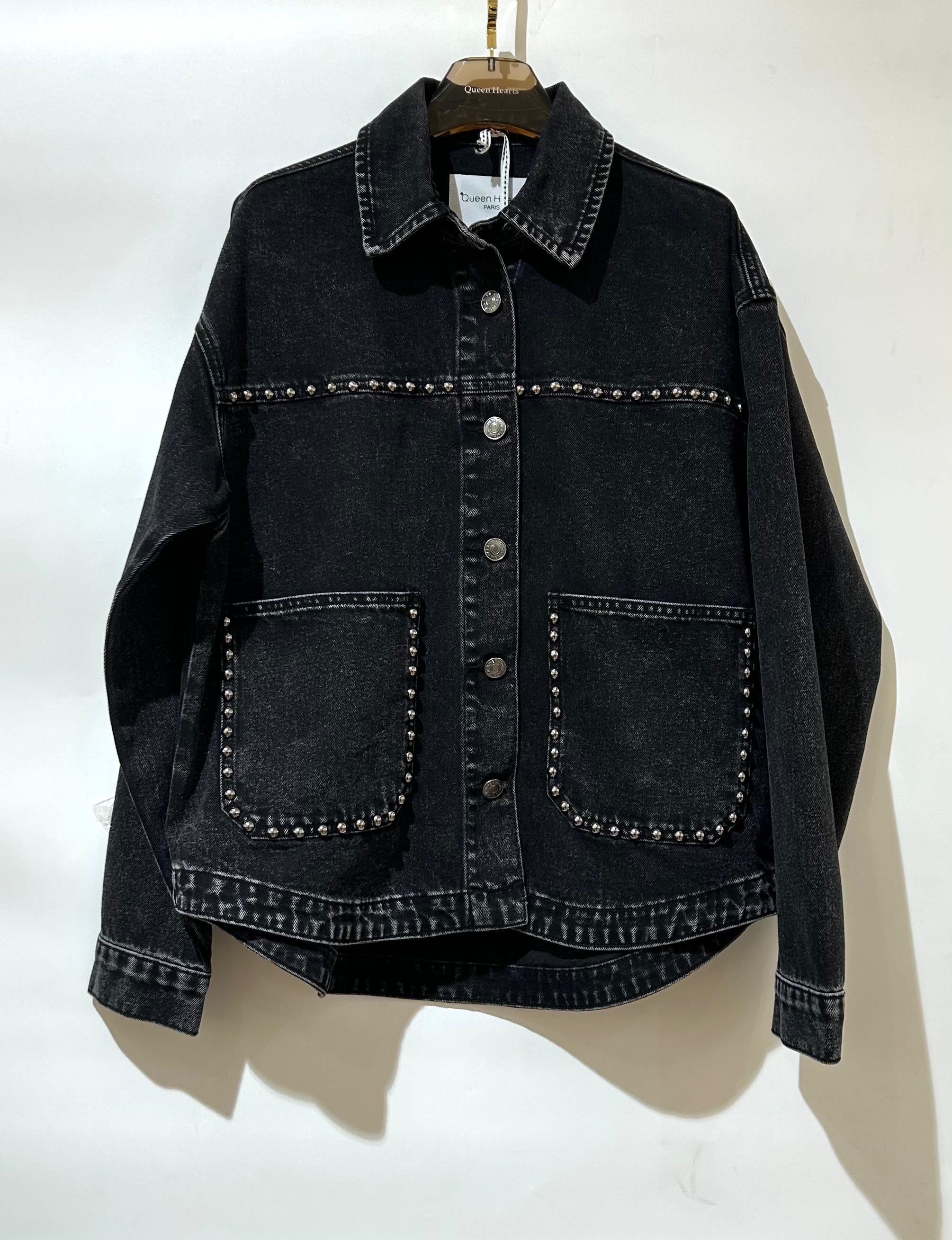 Statement Stud Denim Jacket