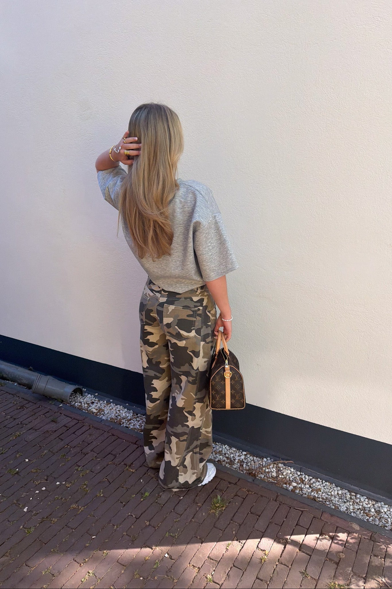 Camo Baggy Fit Jeans