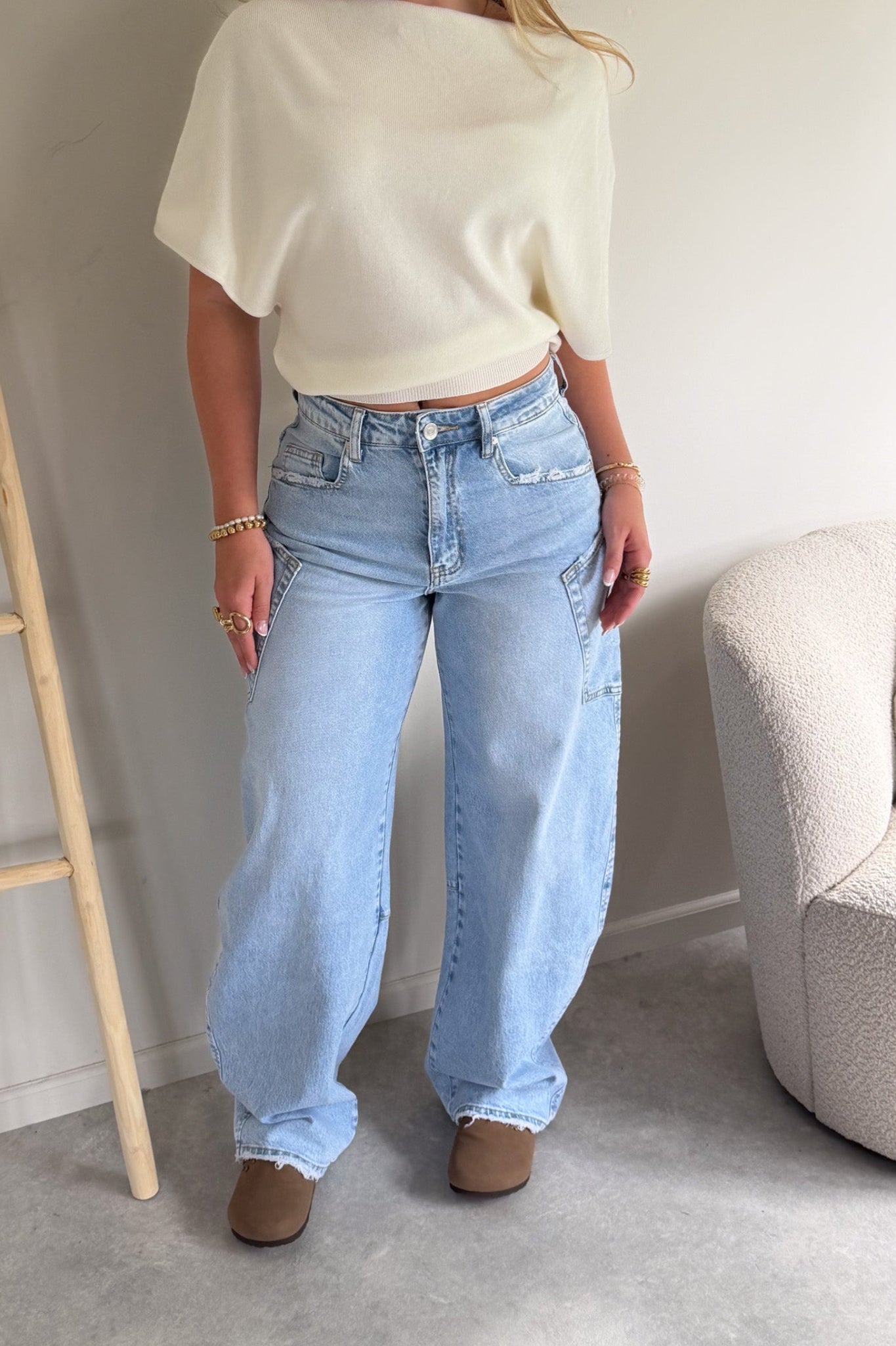 Brooklyn Cargo Balloon Jeans