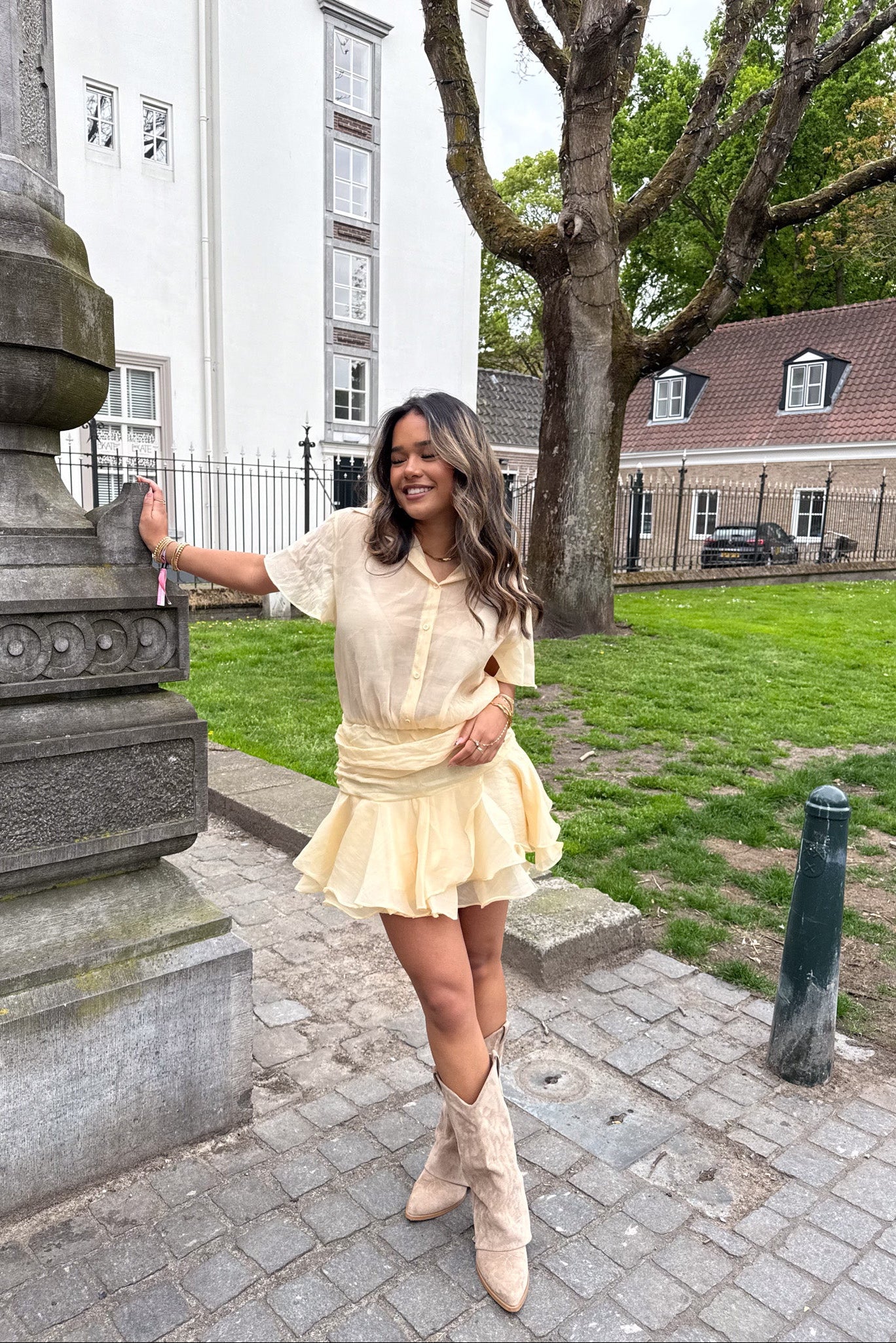 Topaz flowy dress