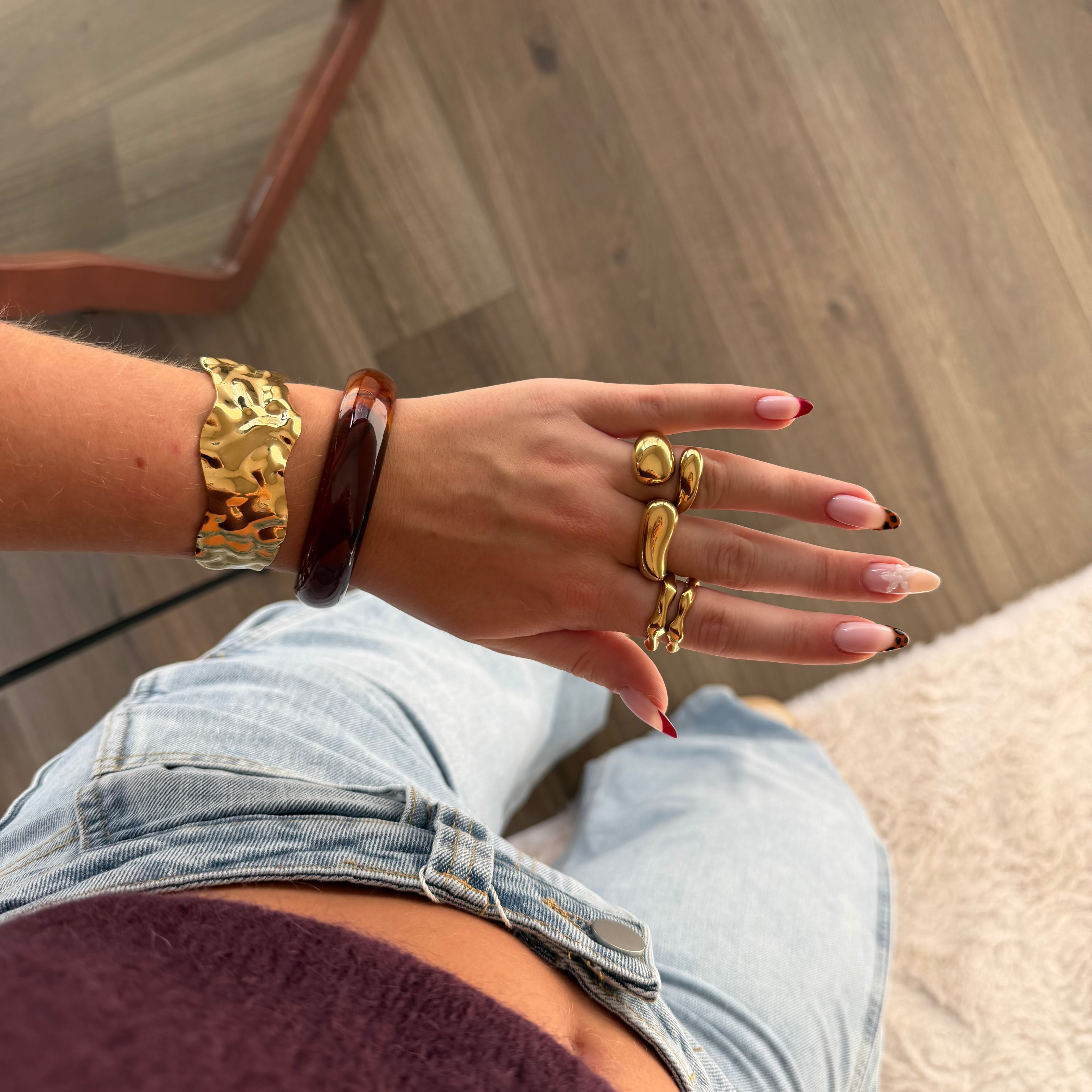 Liquid Layers Ring