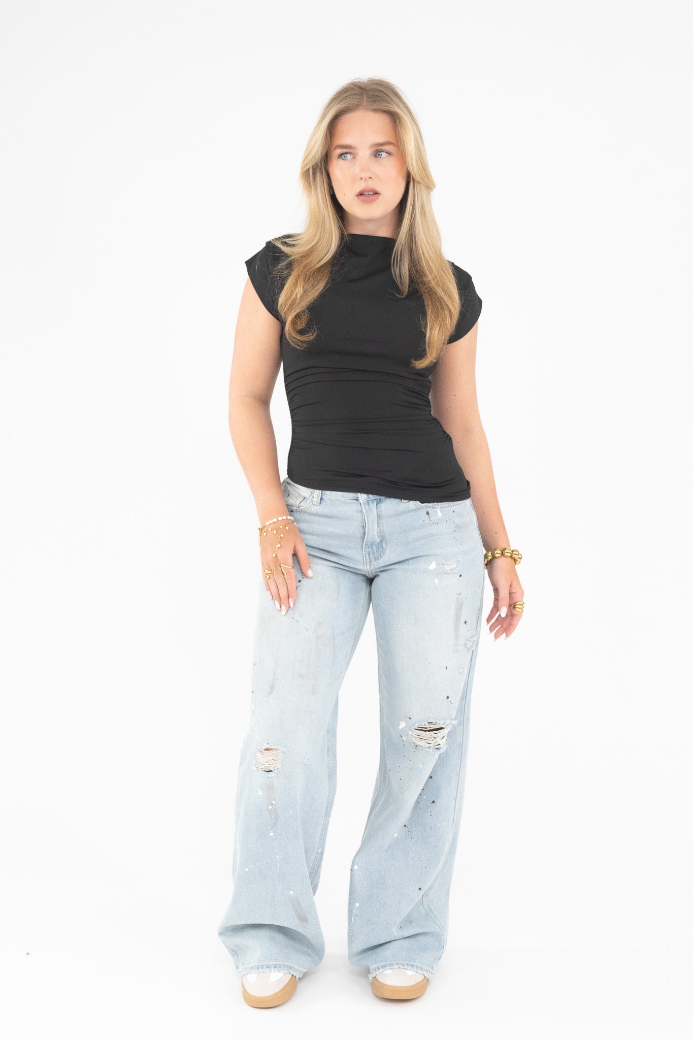Fitted Ruched Top
