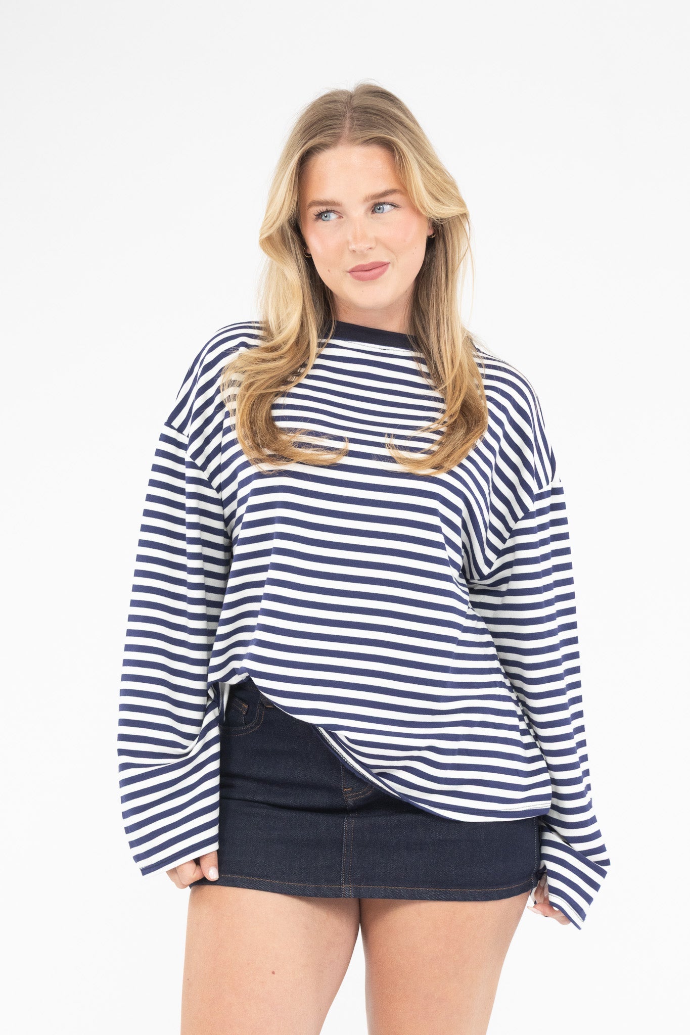 Long Sleeve Striped Tee
