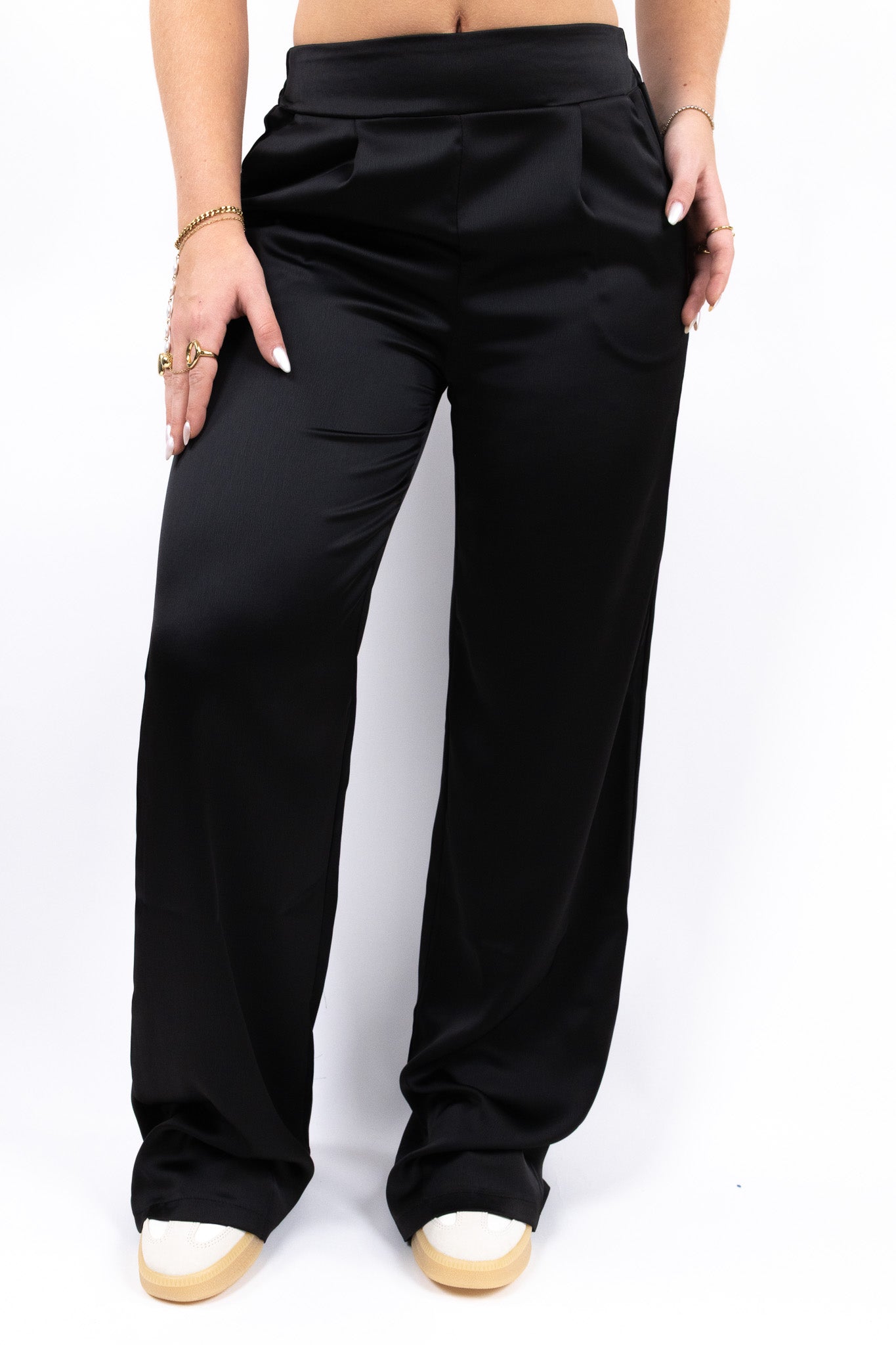 Midnight Satin Pants