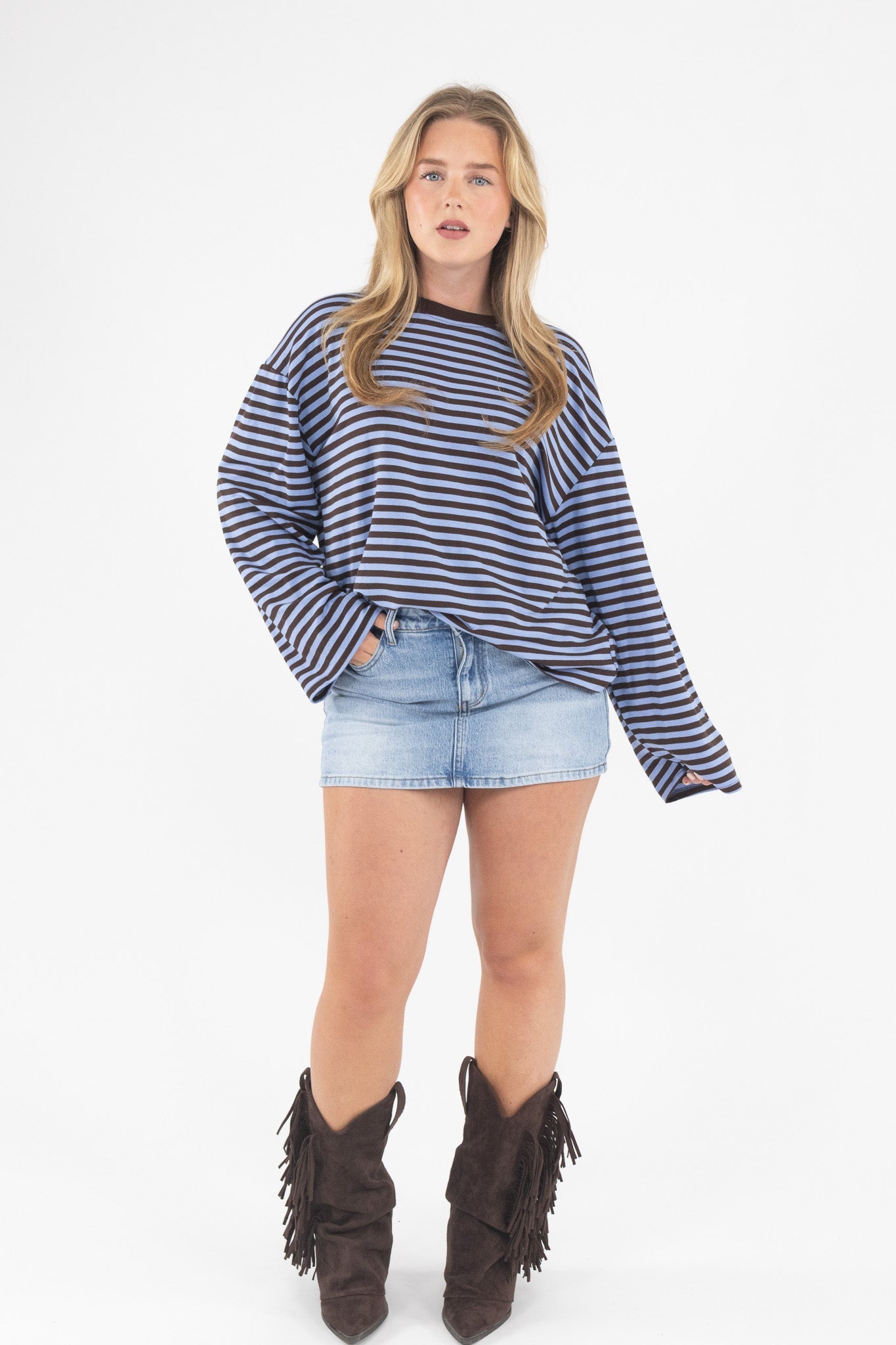 Long Sleeve Striped Tee