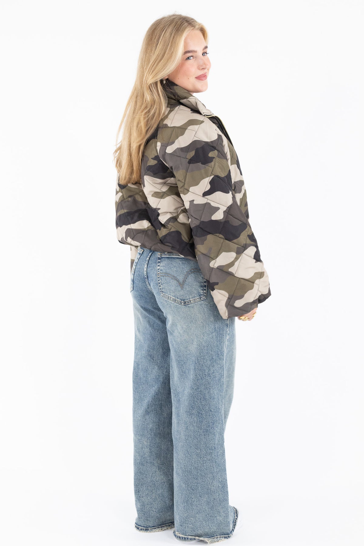 Camo Bomber Jacket