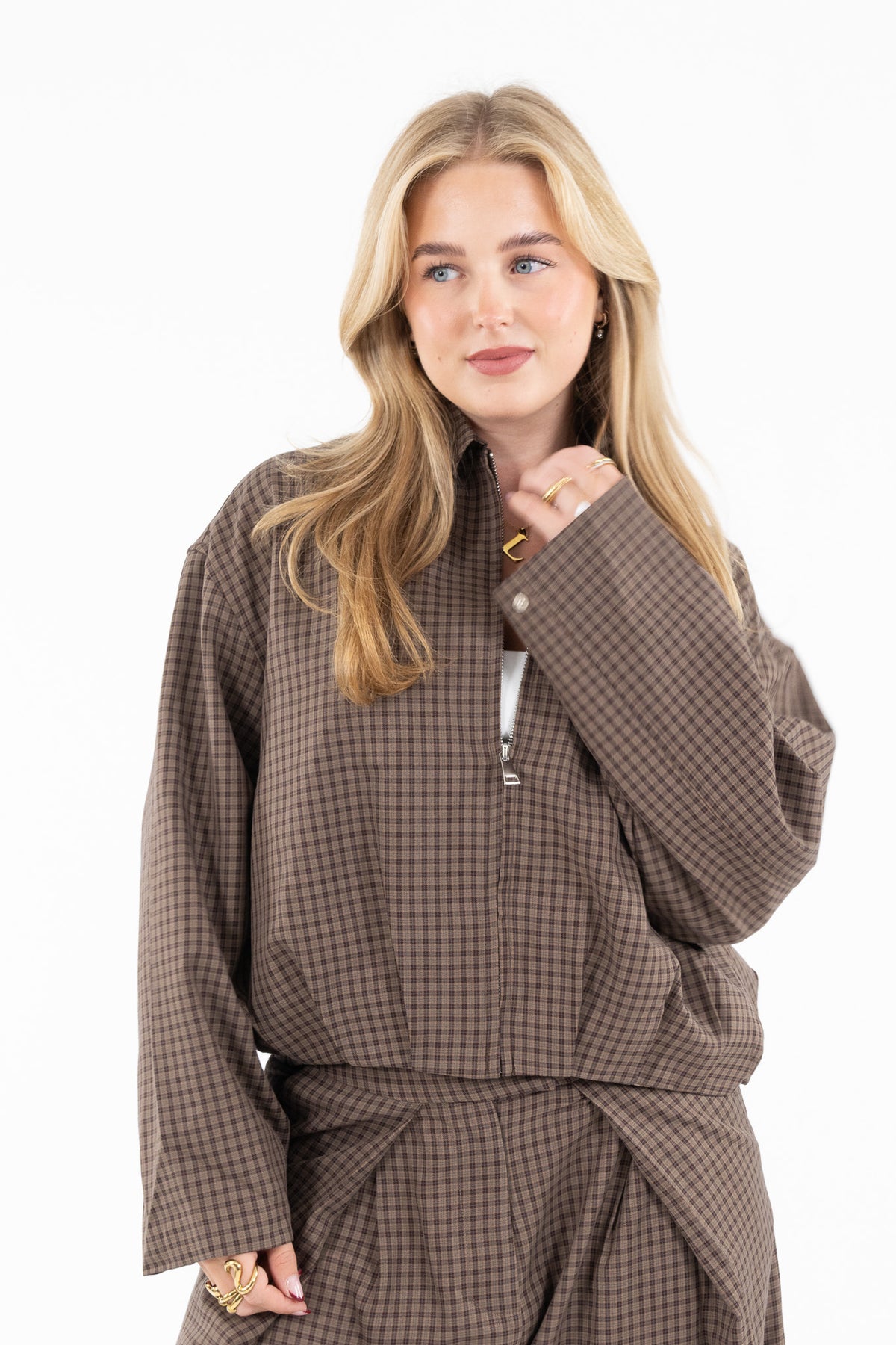 City Check Jacket