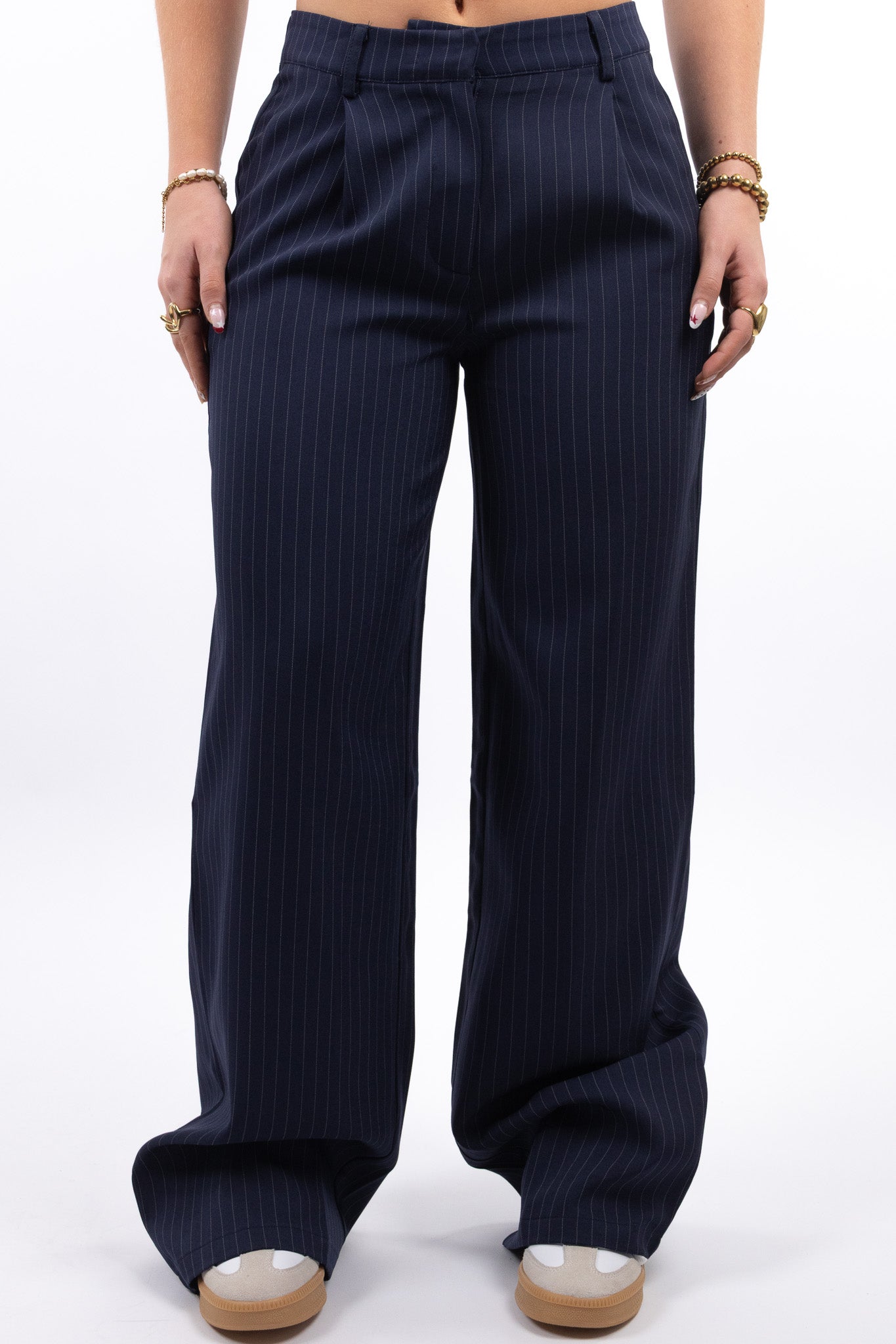 City Pinstripe Pantalon