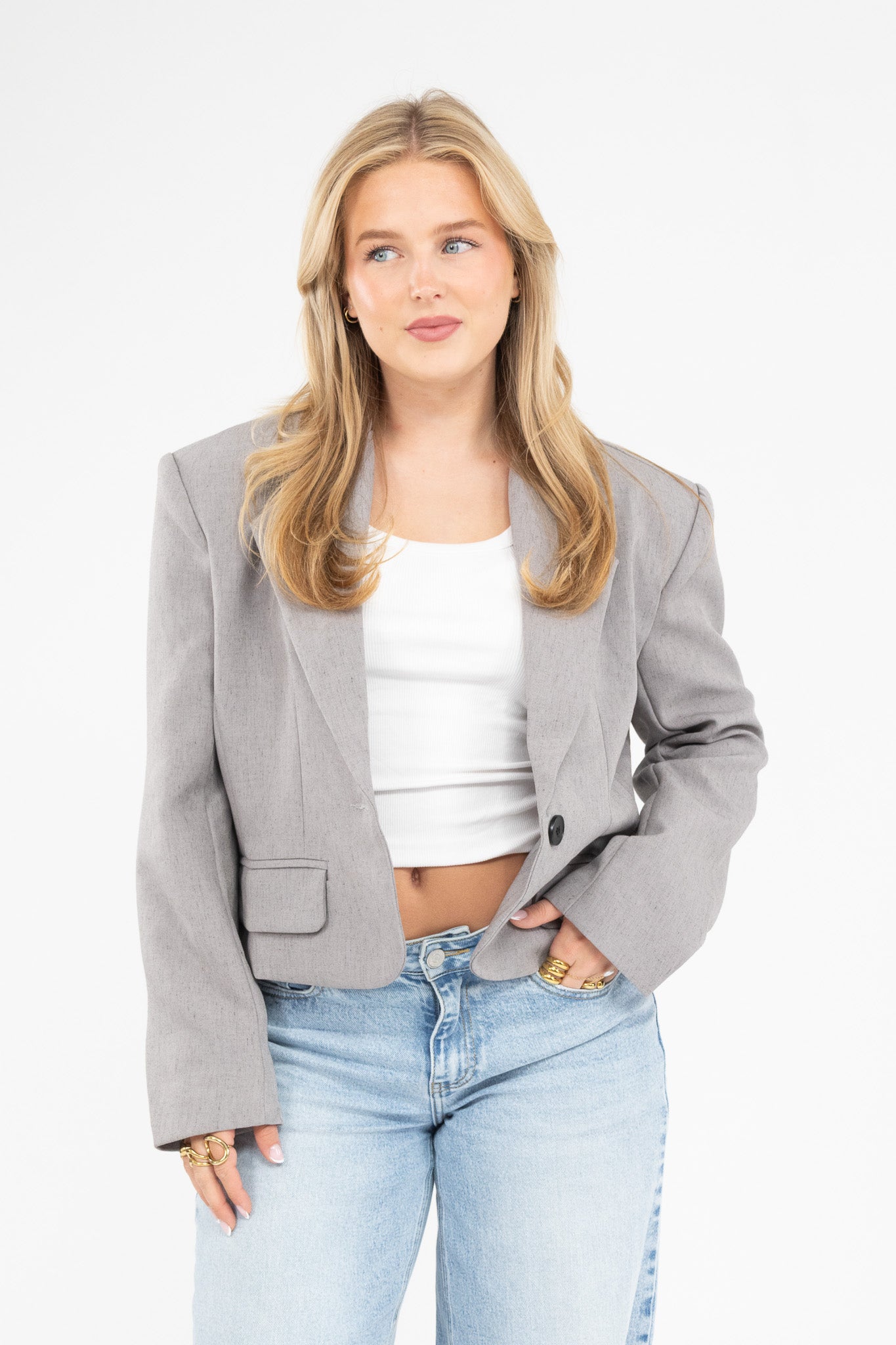 Everyday Cropped Blazer