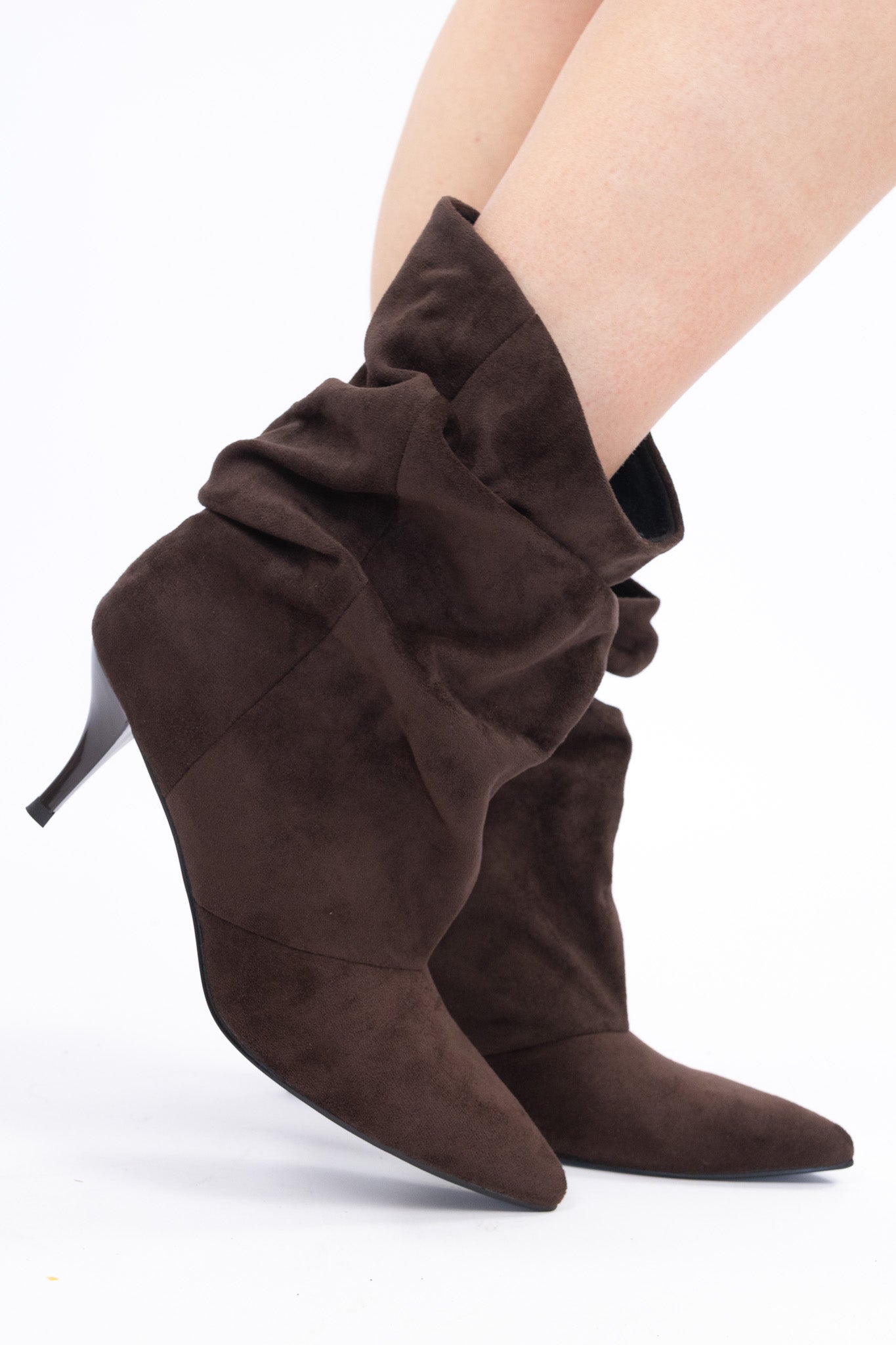 Iconic Suede Slouch Heels