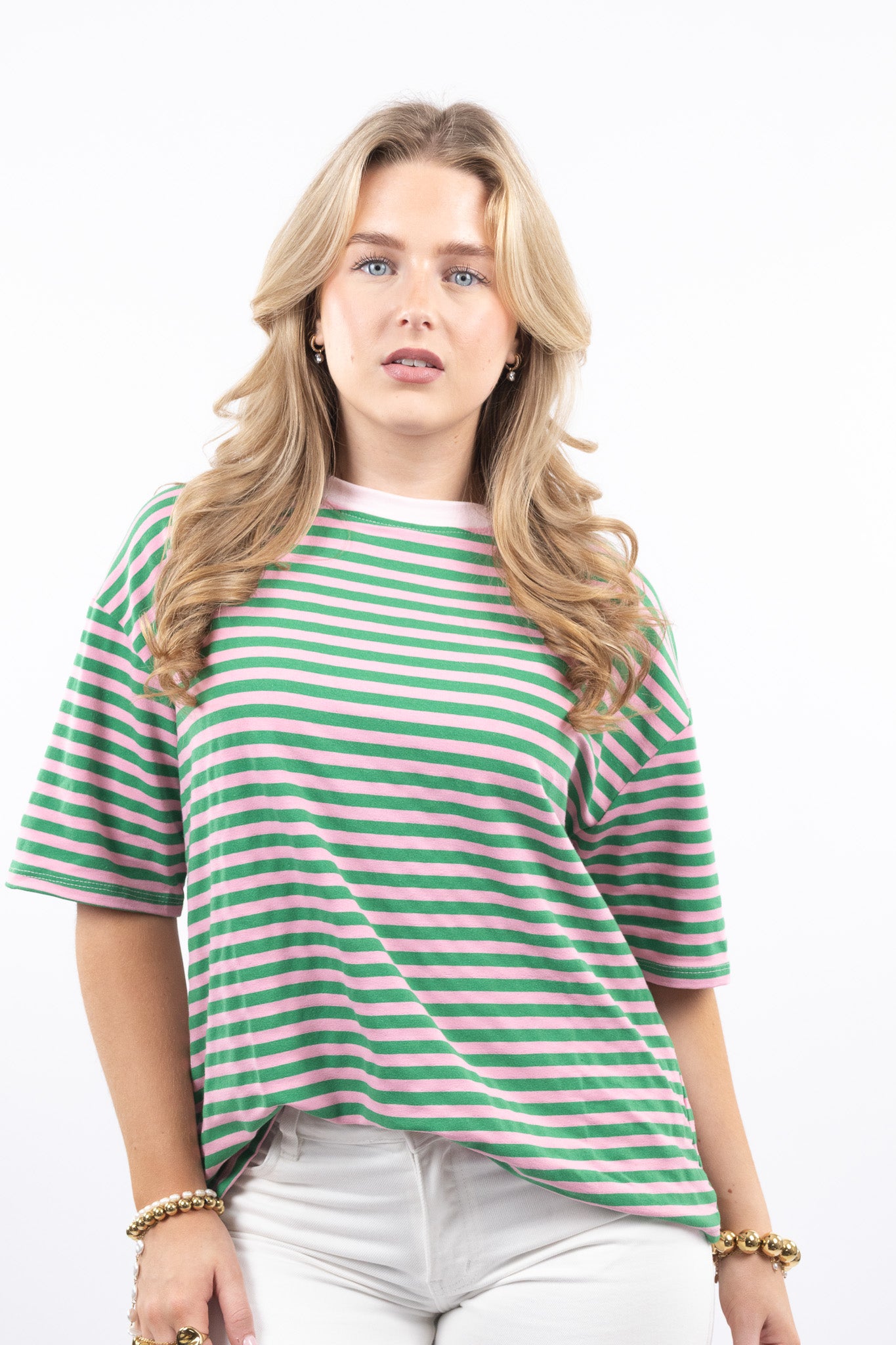 Short Sleeve Stripe Tee
