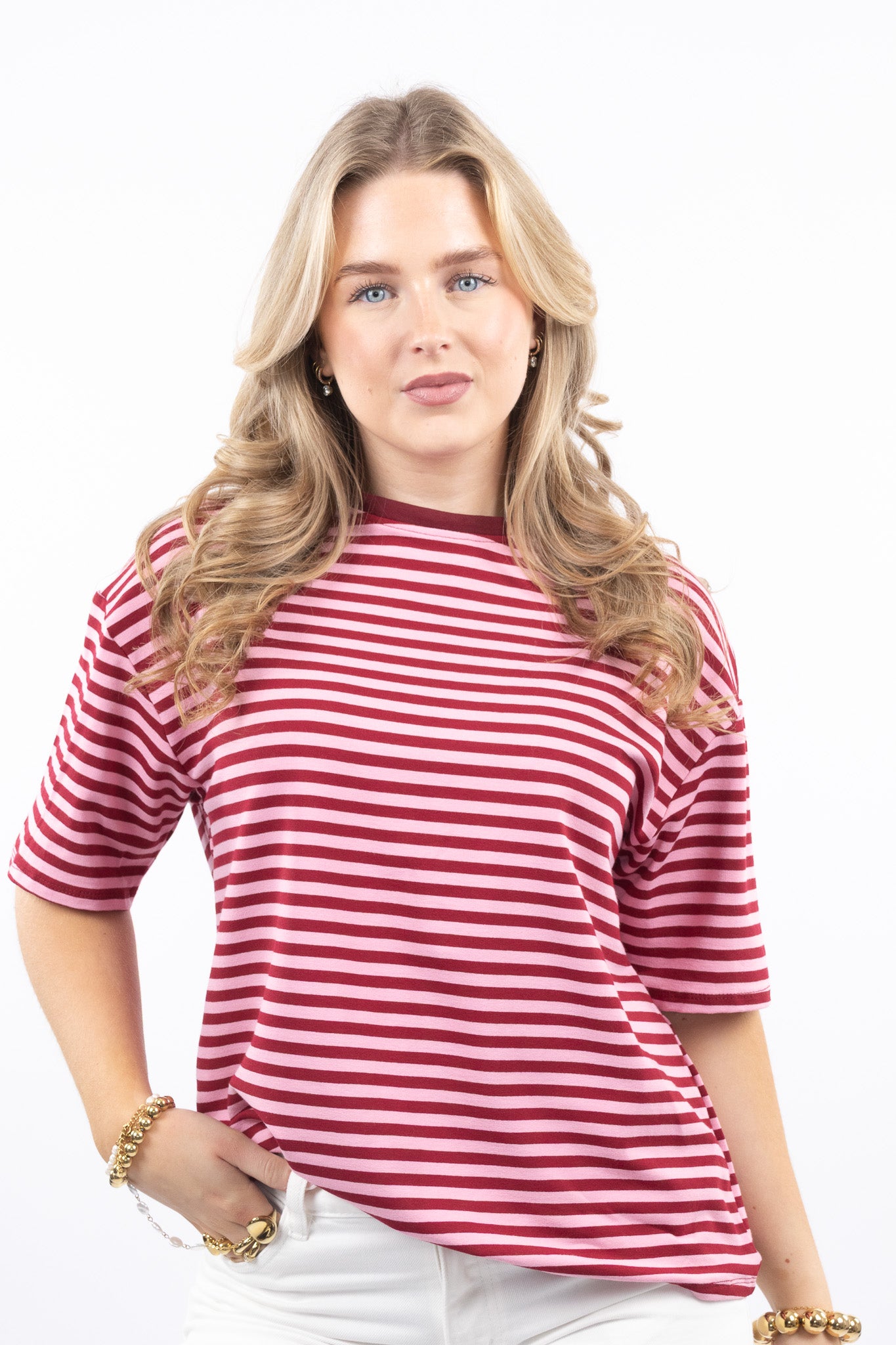 Short Sleeve Stripe Tee