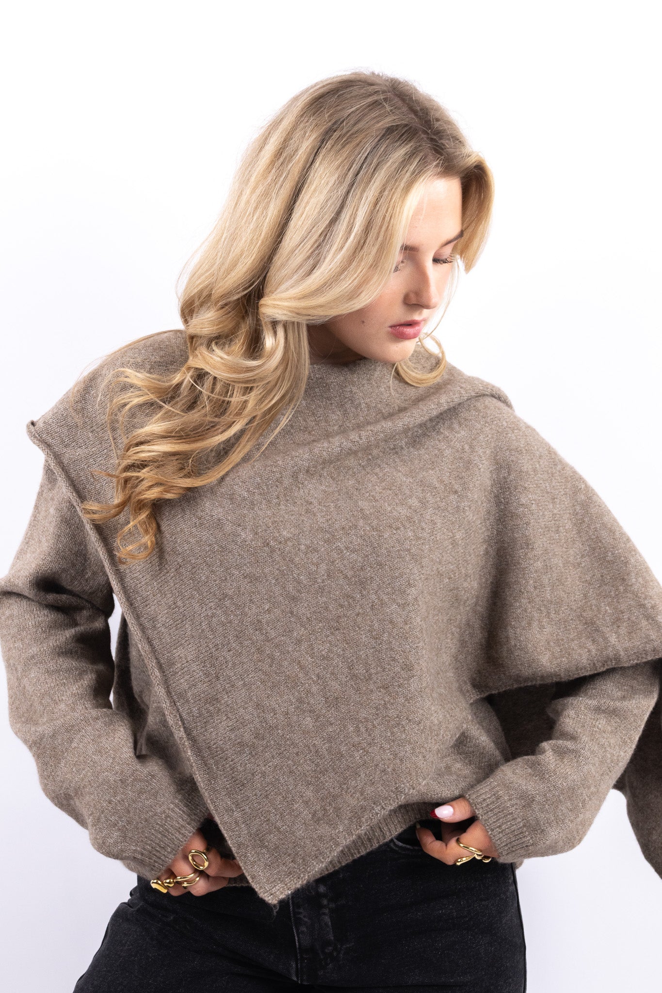 Fold-over Sweater