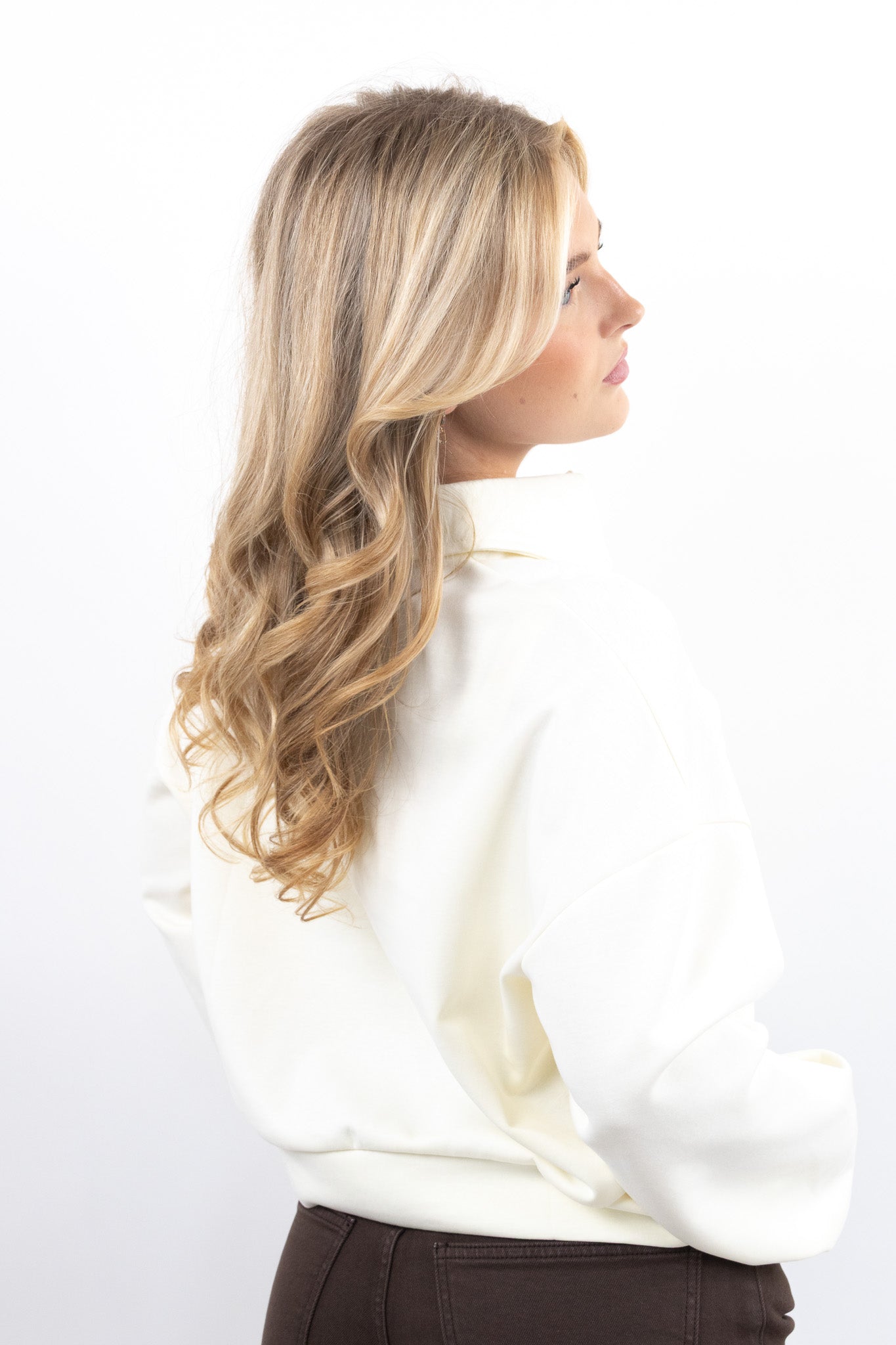 Relaxed Polo Sweatshirt