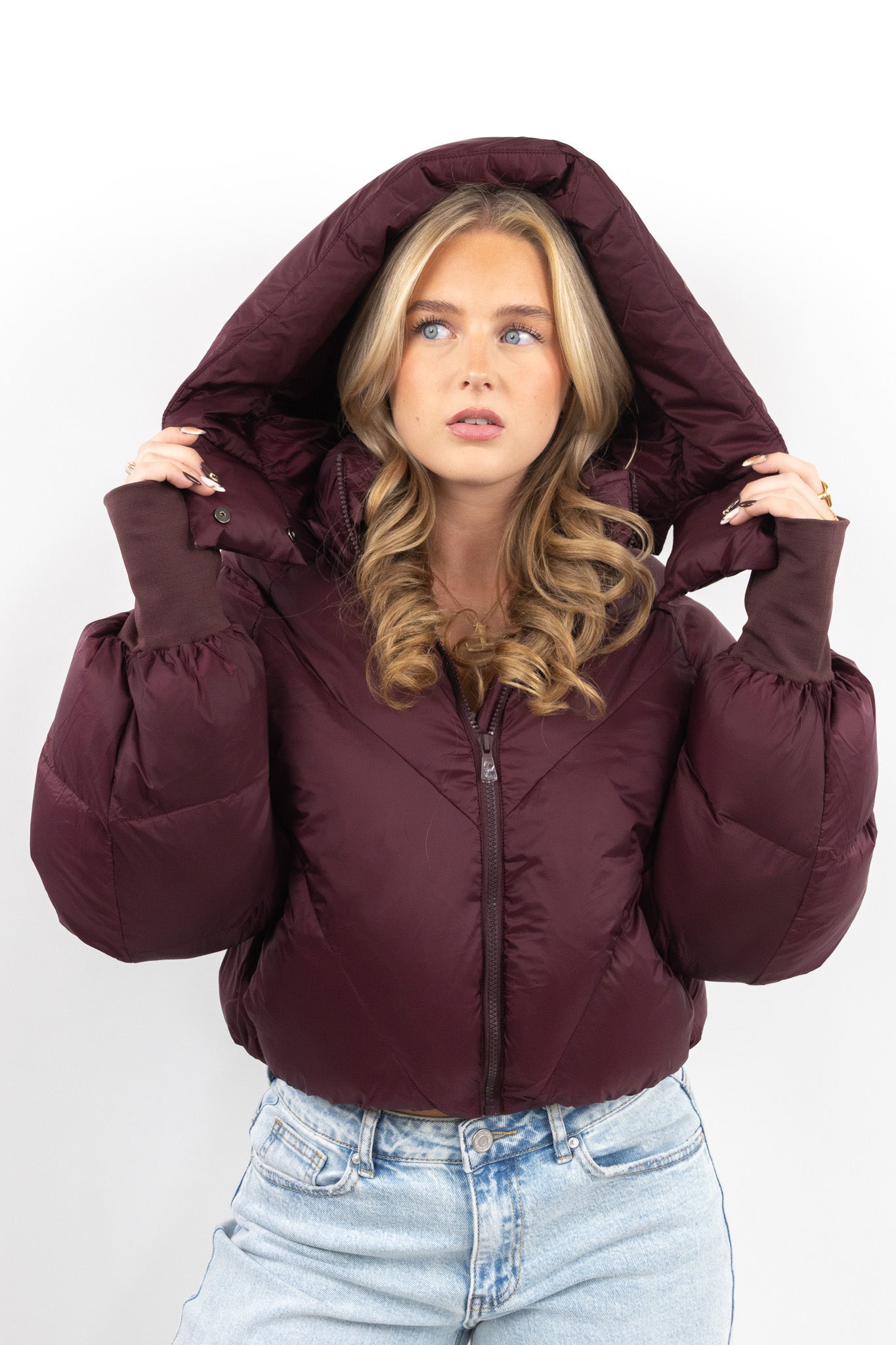 Cropped Puffer Jacket