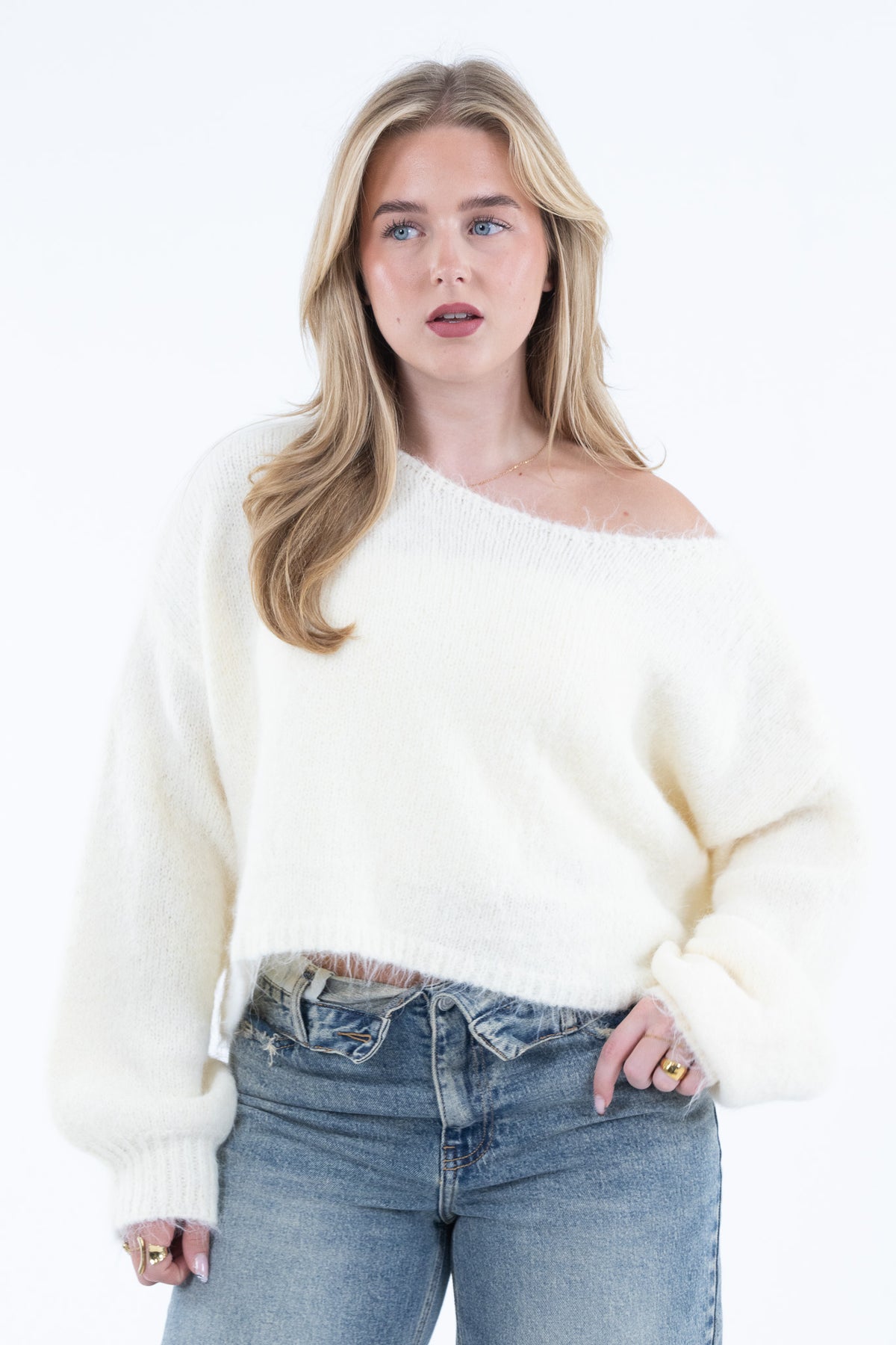Soft Off Shoulder Knit