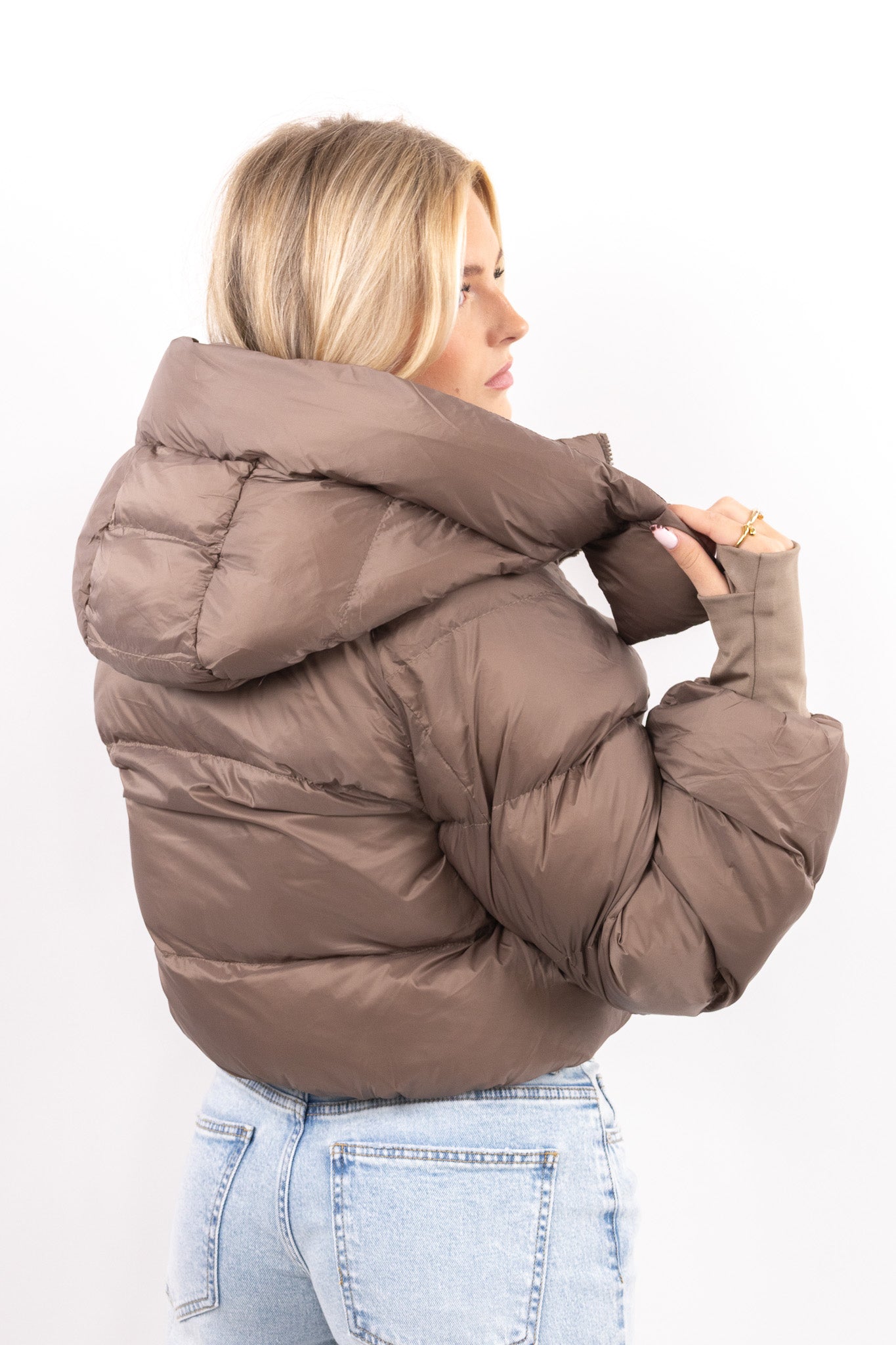 Cropped Puffer Jacket
