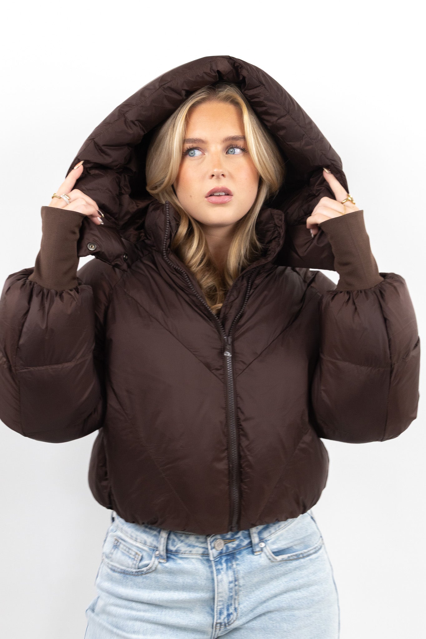 Cropped Puffer Jacket