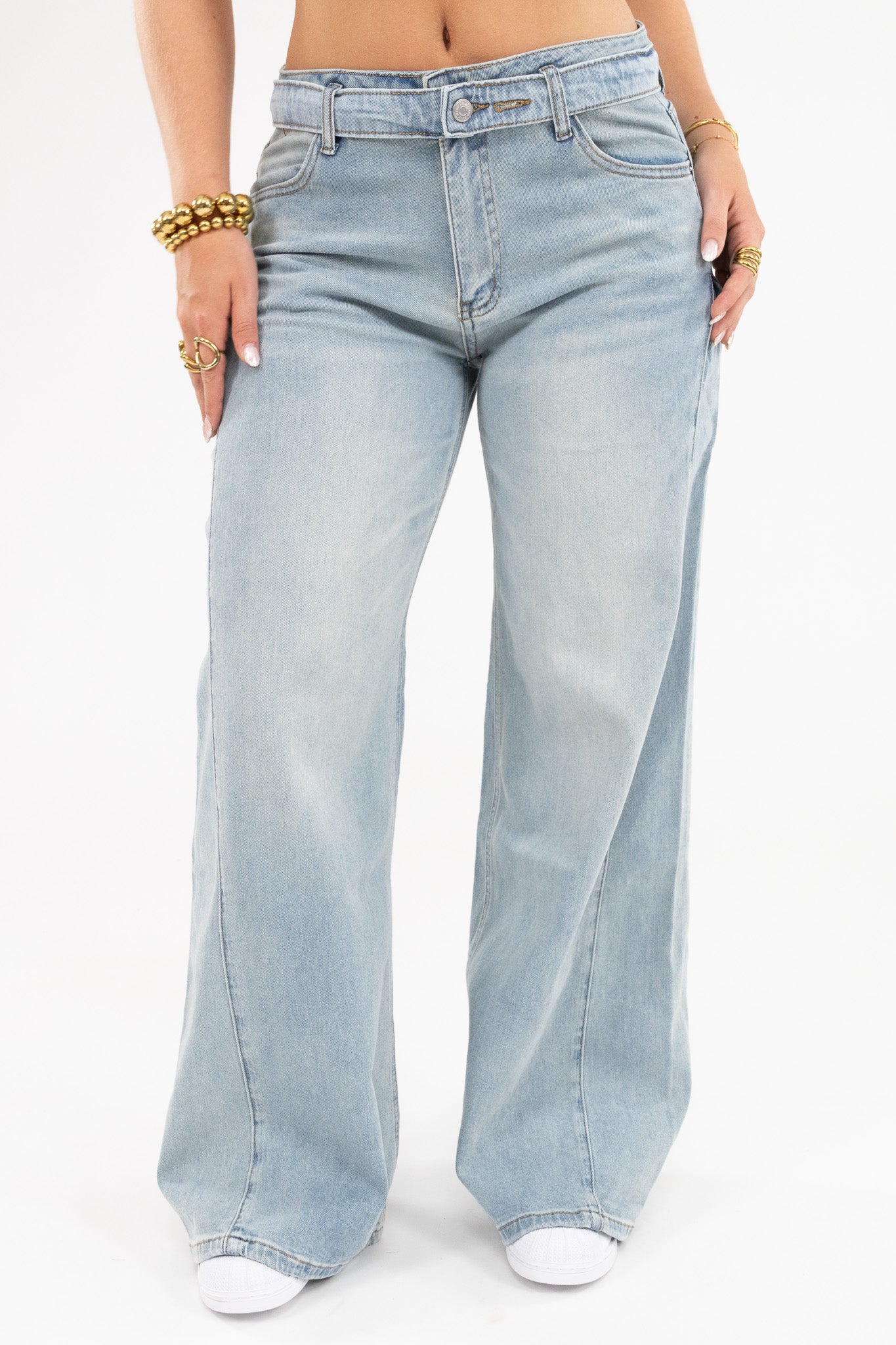 Viral Double Denim Jeans