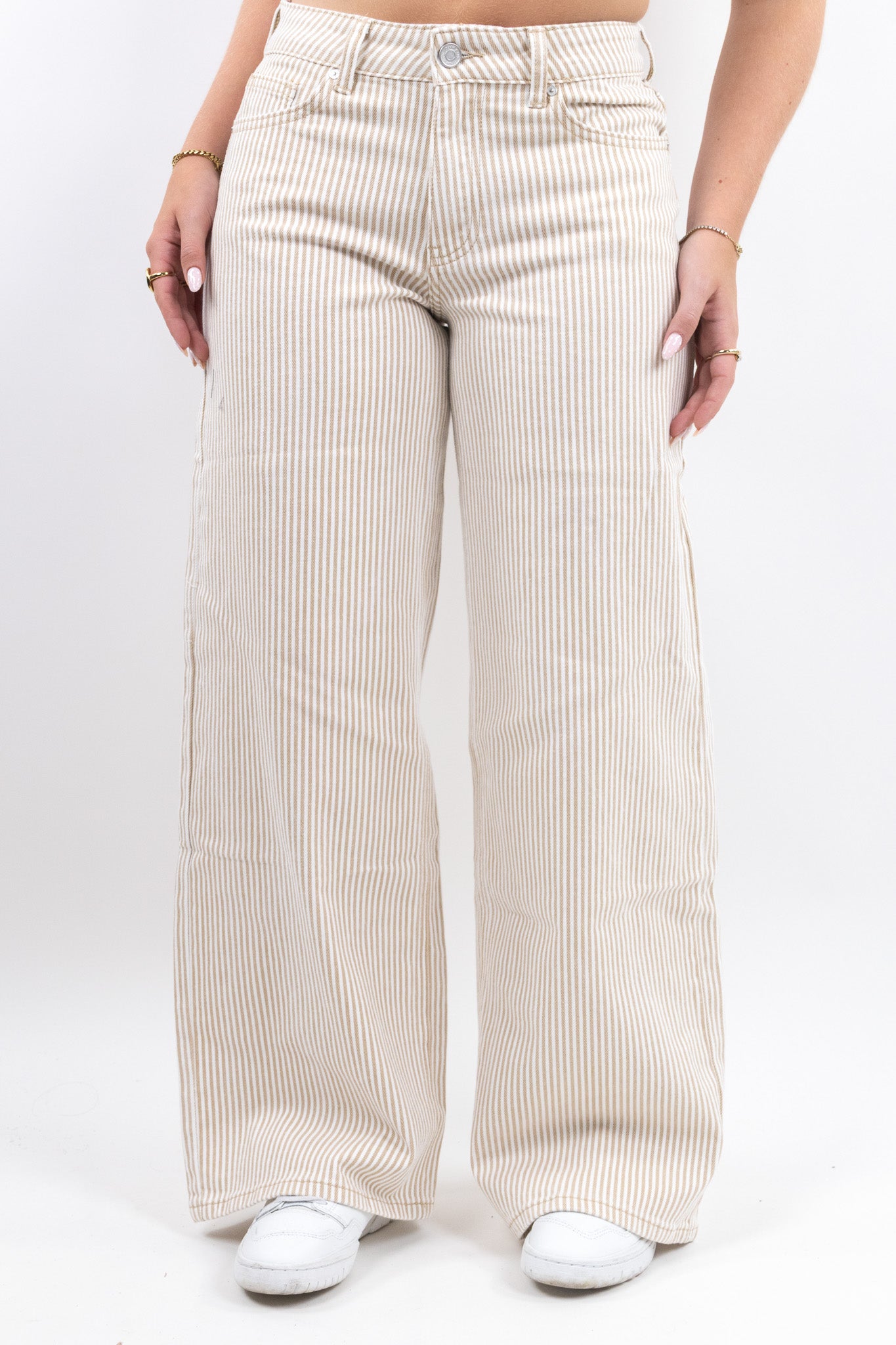 Striped Baggy Jeans
