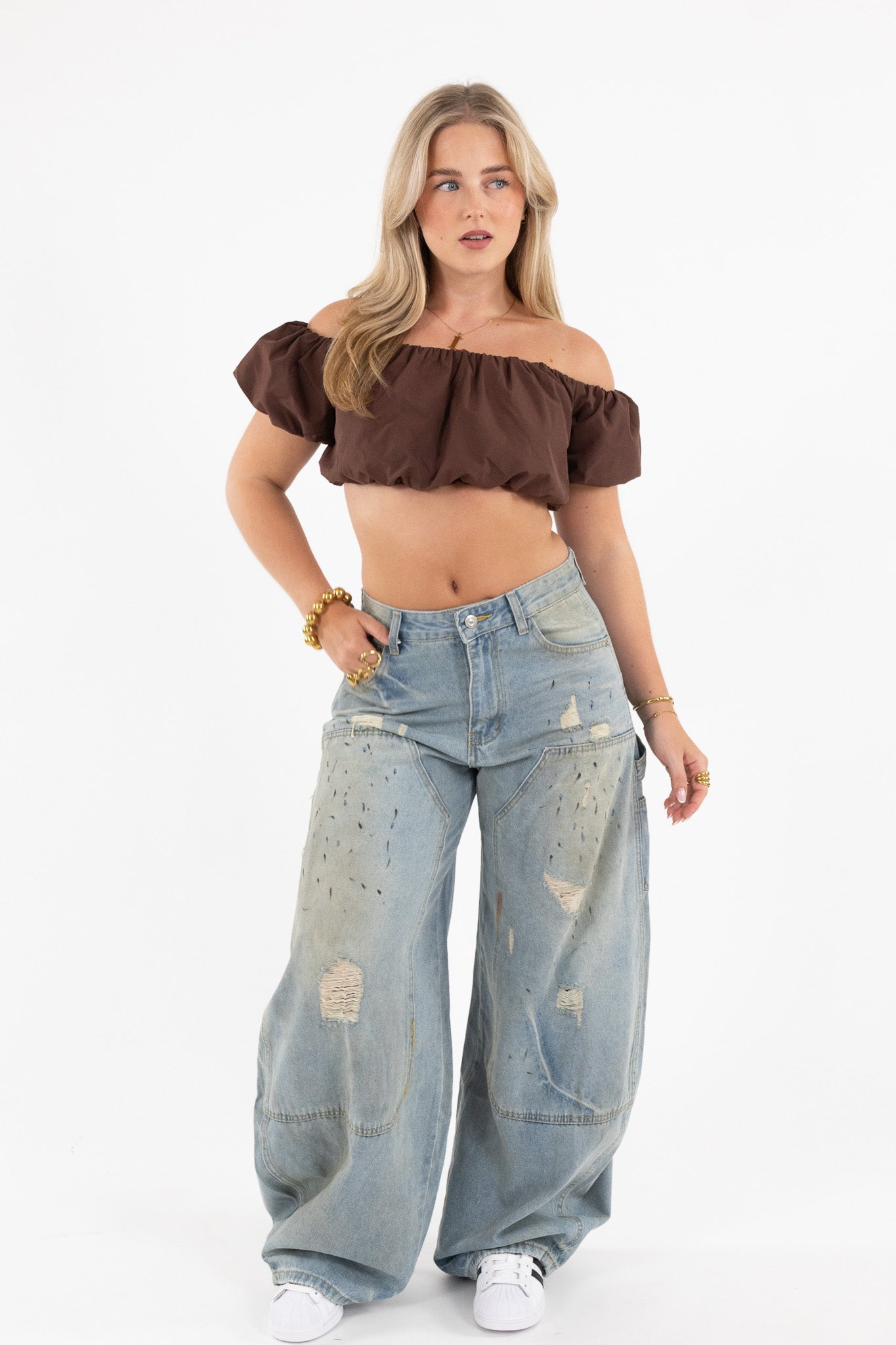 Romantic Off Shoulder Top