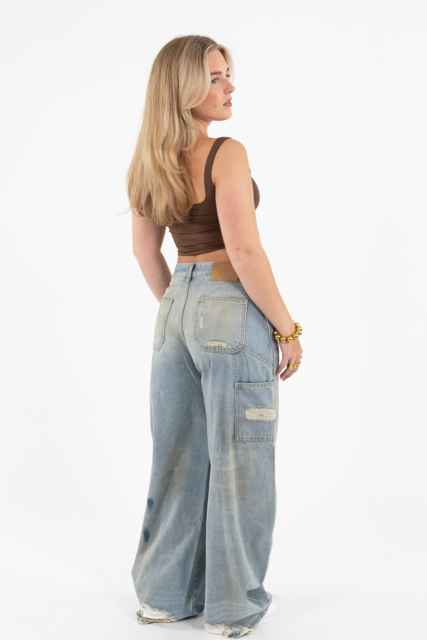 Vintage Wash Carpenter Jeans