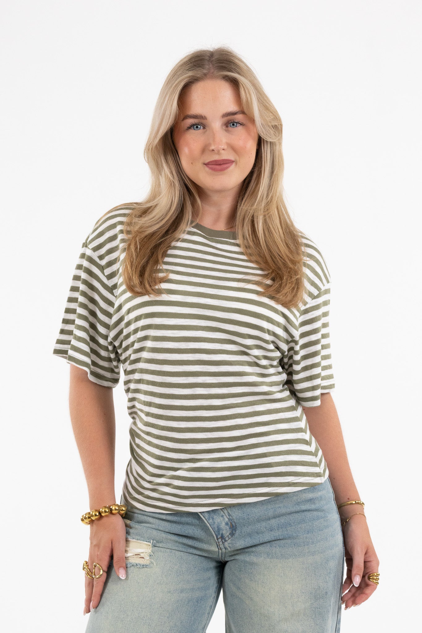 Fitted Stripe Tee