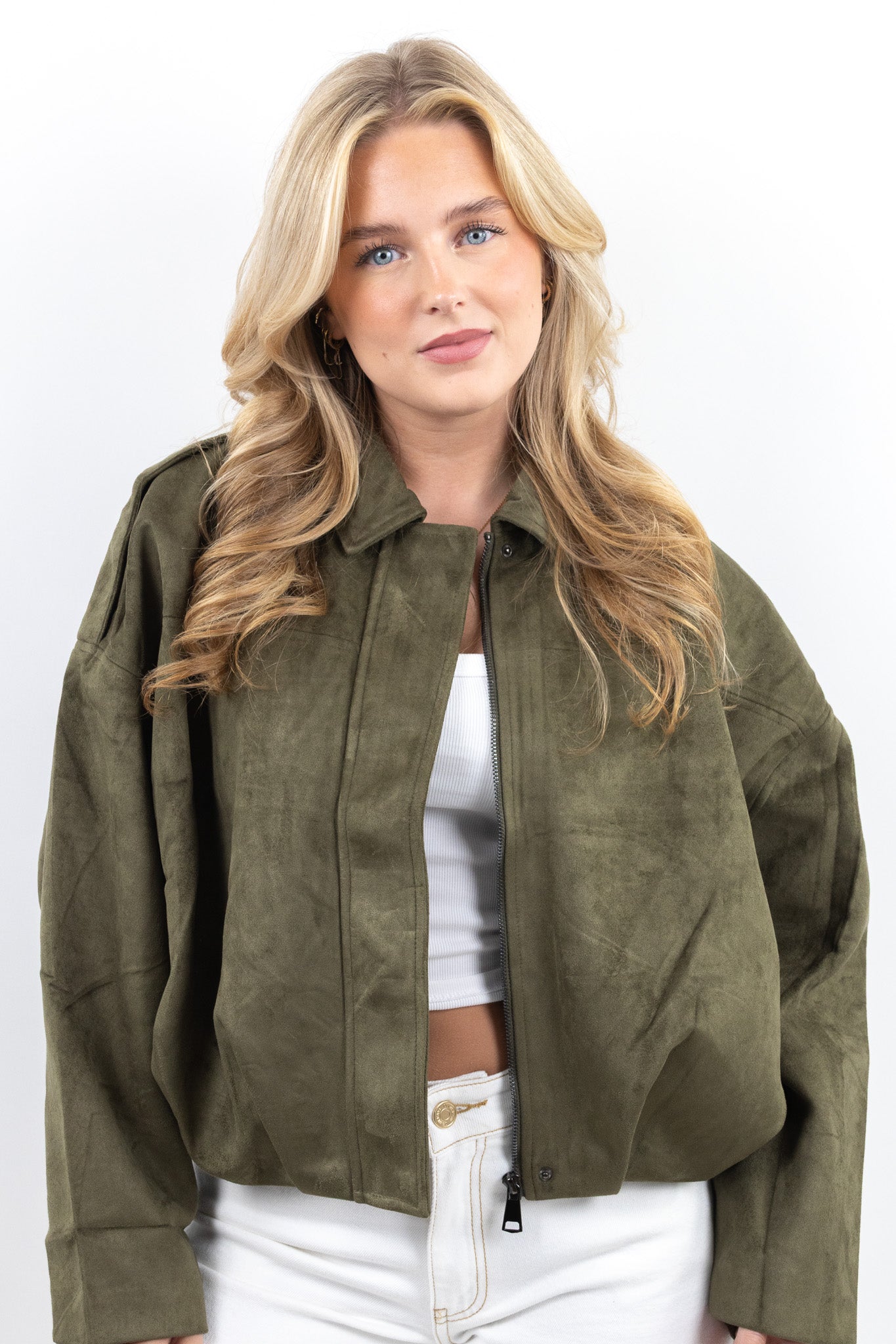 Suede Look Jacket