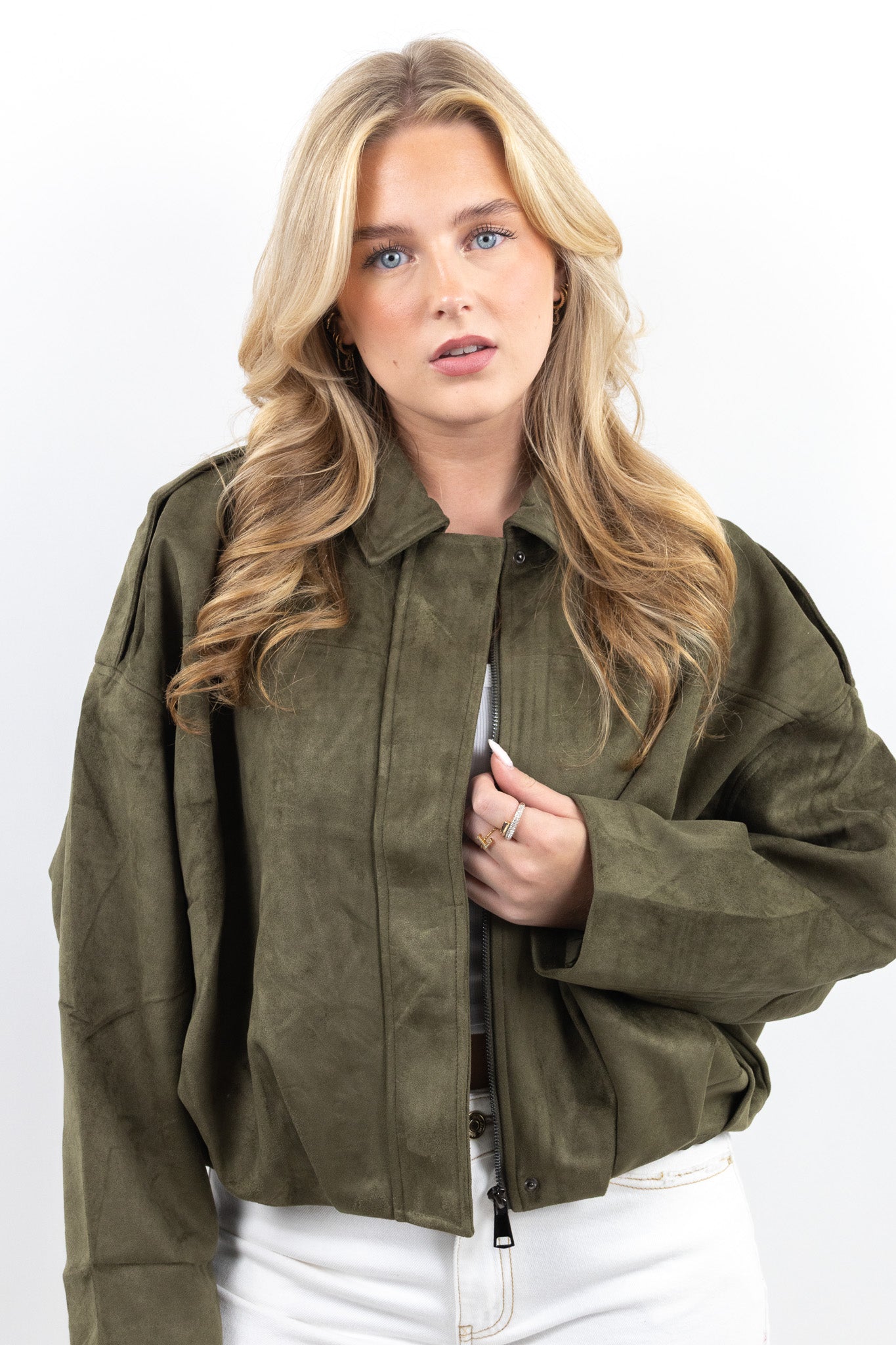 Suede Look Jacket
