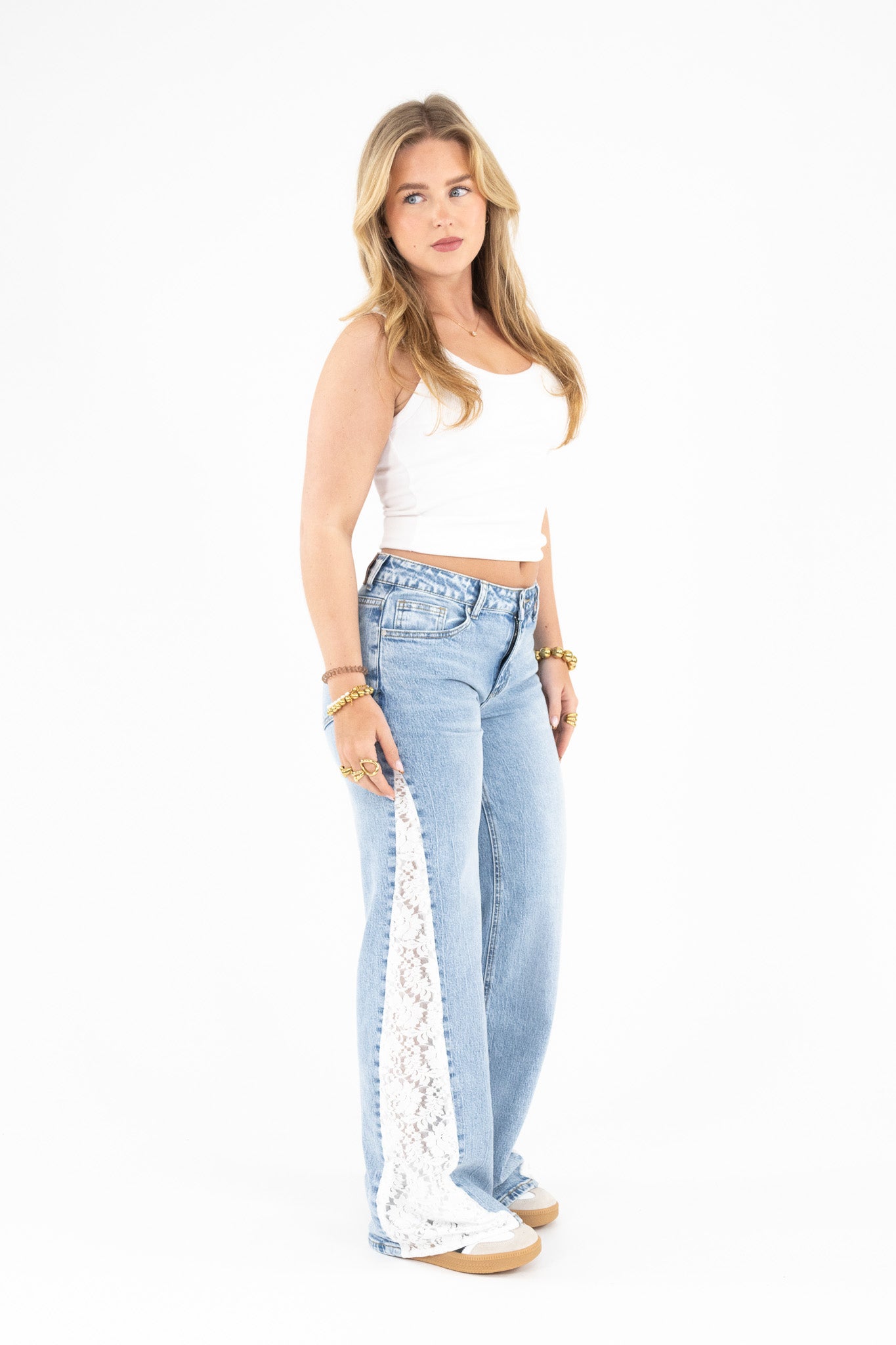 Lily lace jeans