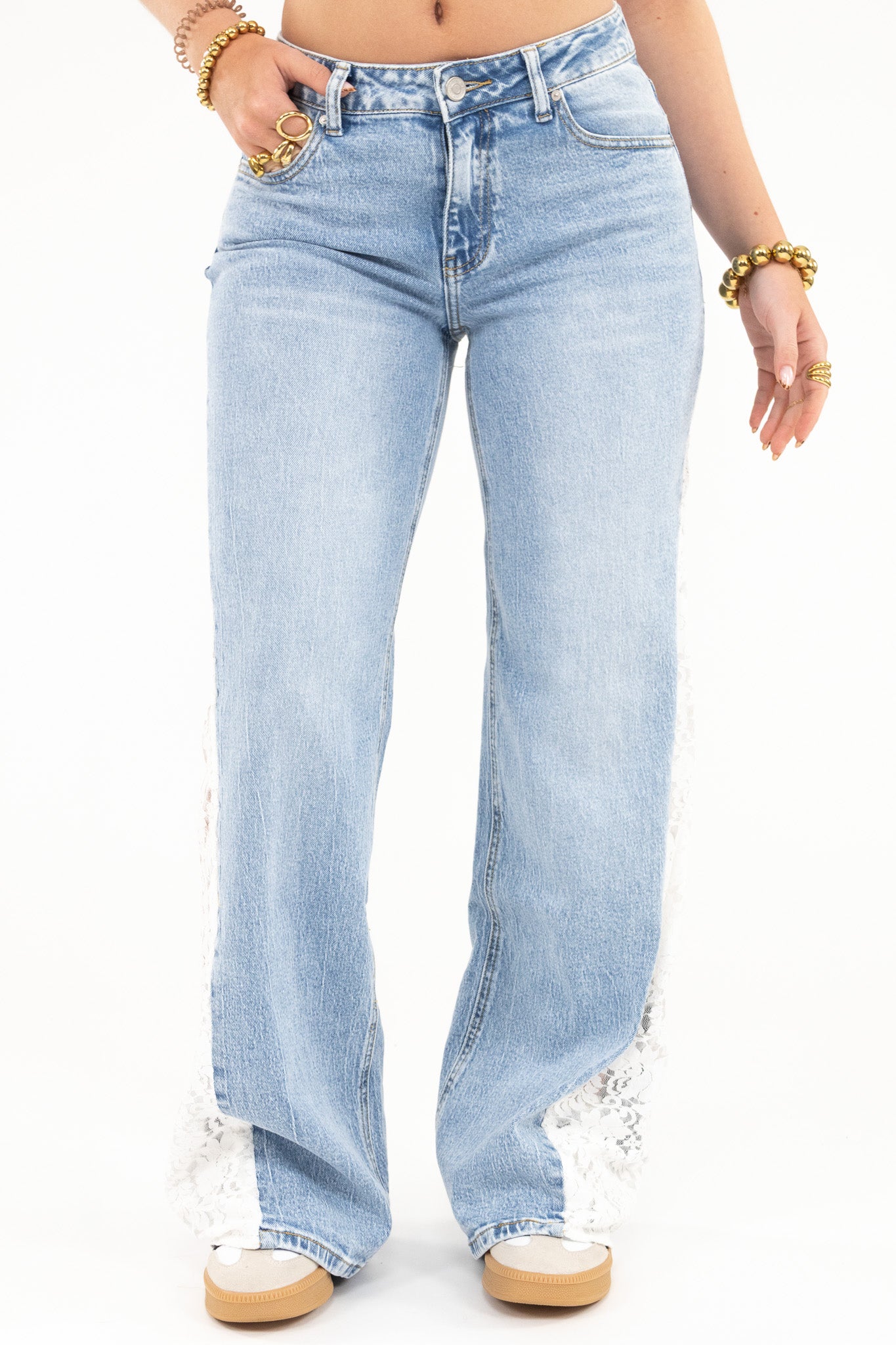 Lily lace jeans