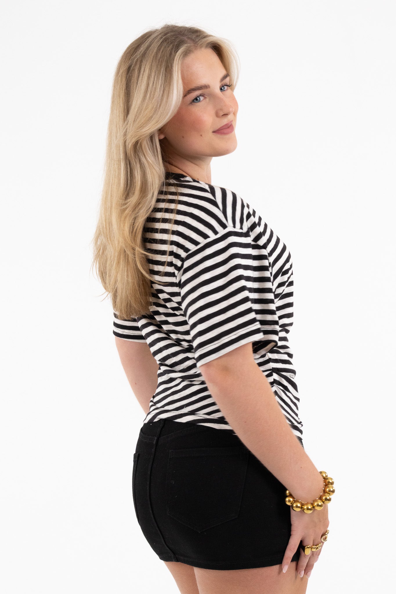 Fitted Stripe Tee