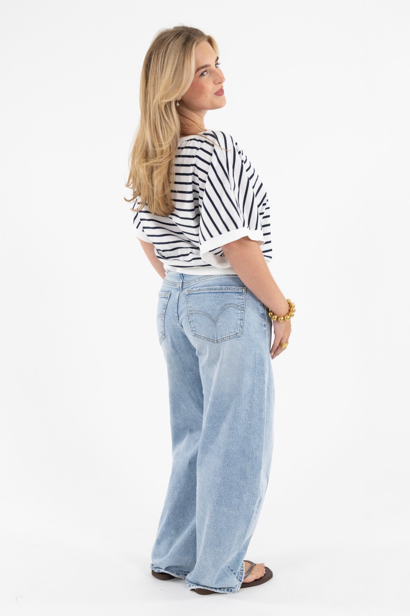 Oversized Stripe Top