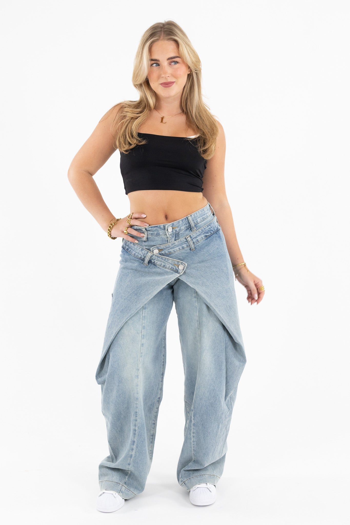 Nova Double Waist Jeans