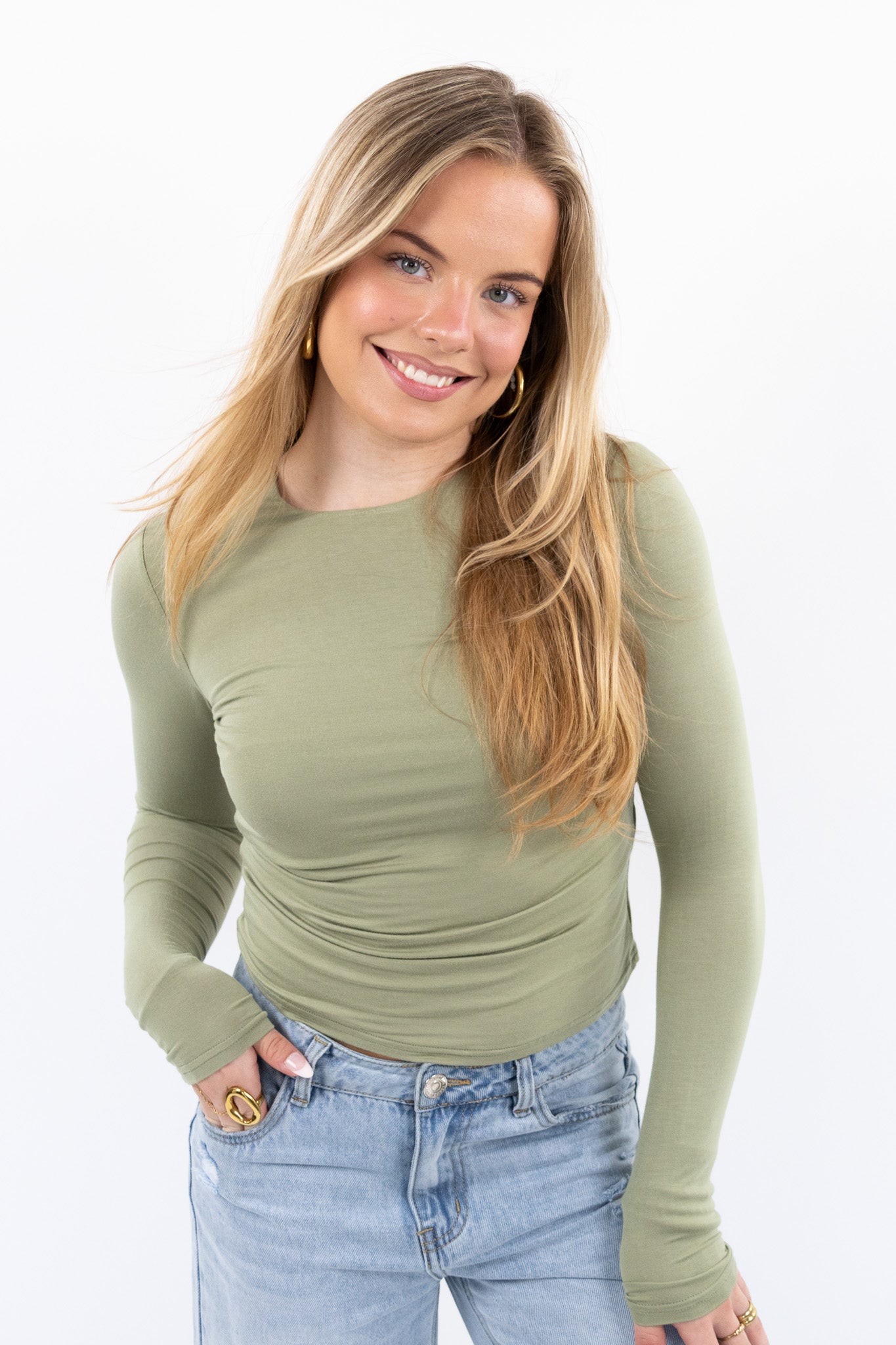 Leah base top long sleeve