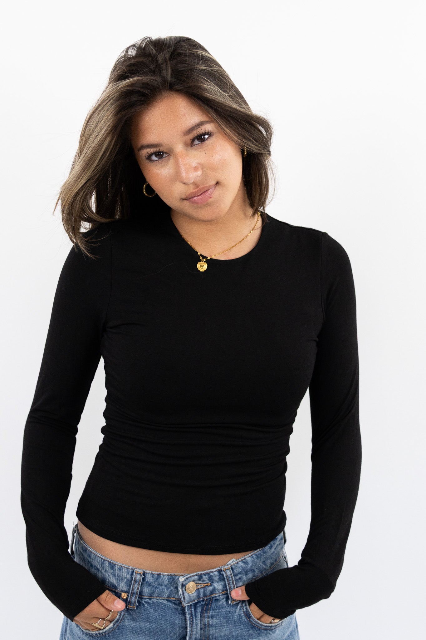 Leah base top long sleeve