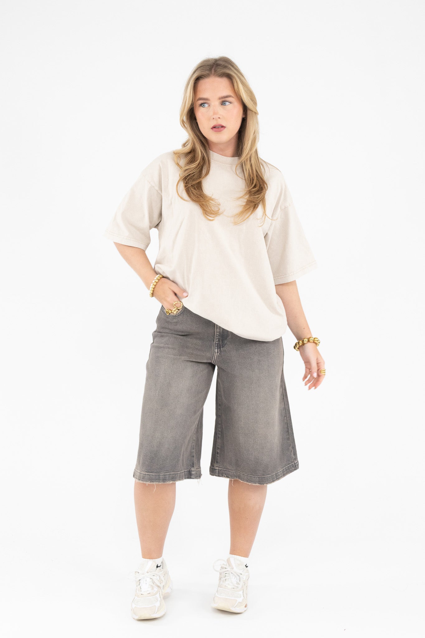 Baggy Denim Jorts