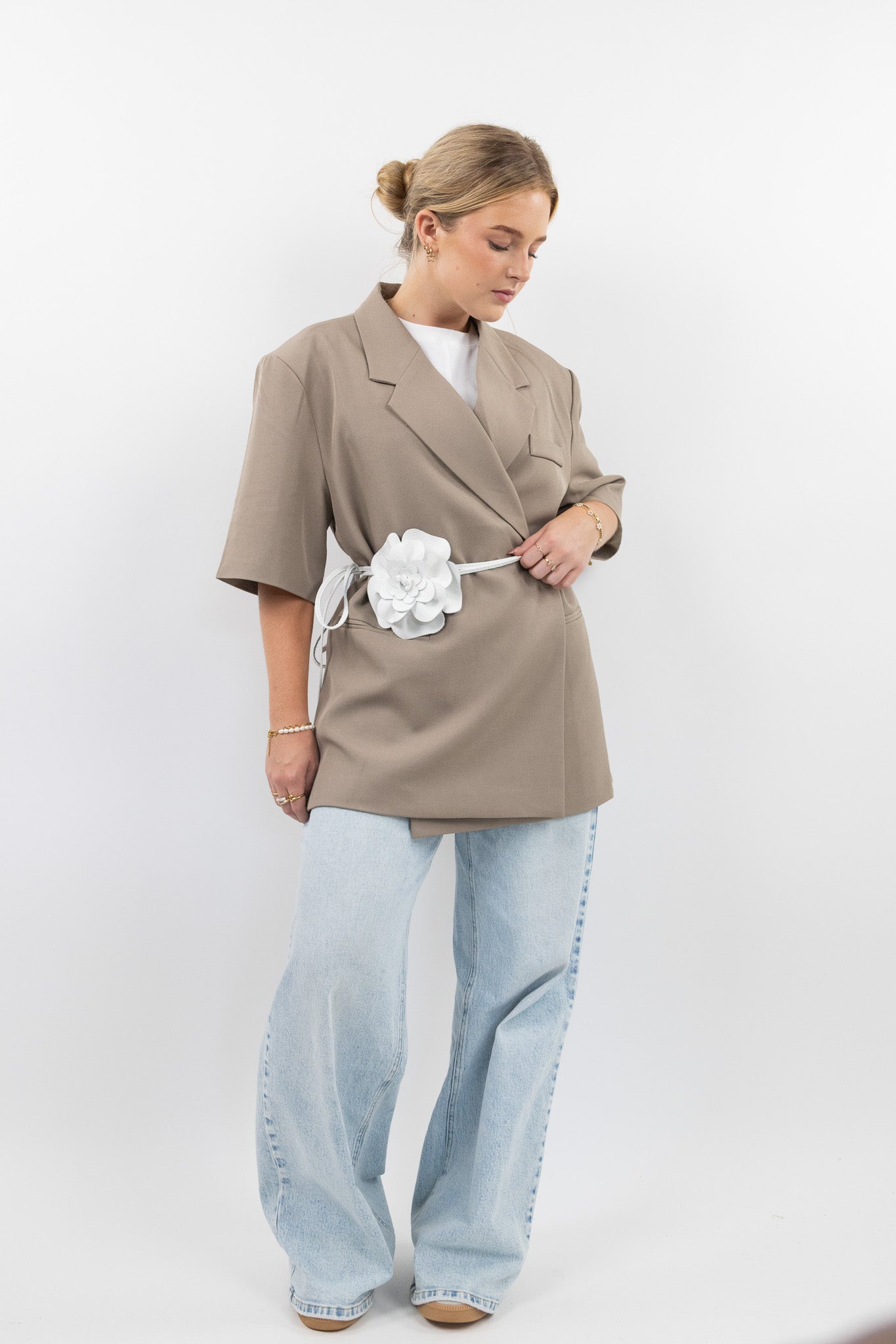 Leather Flower Accessory