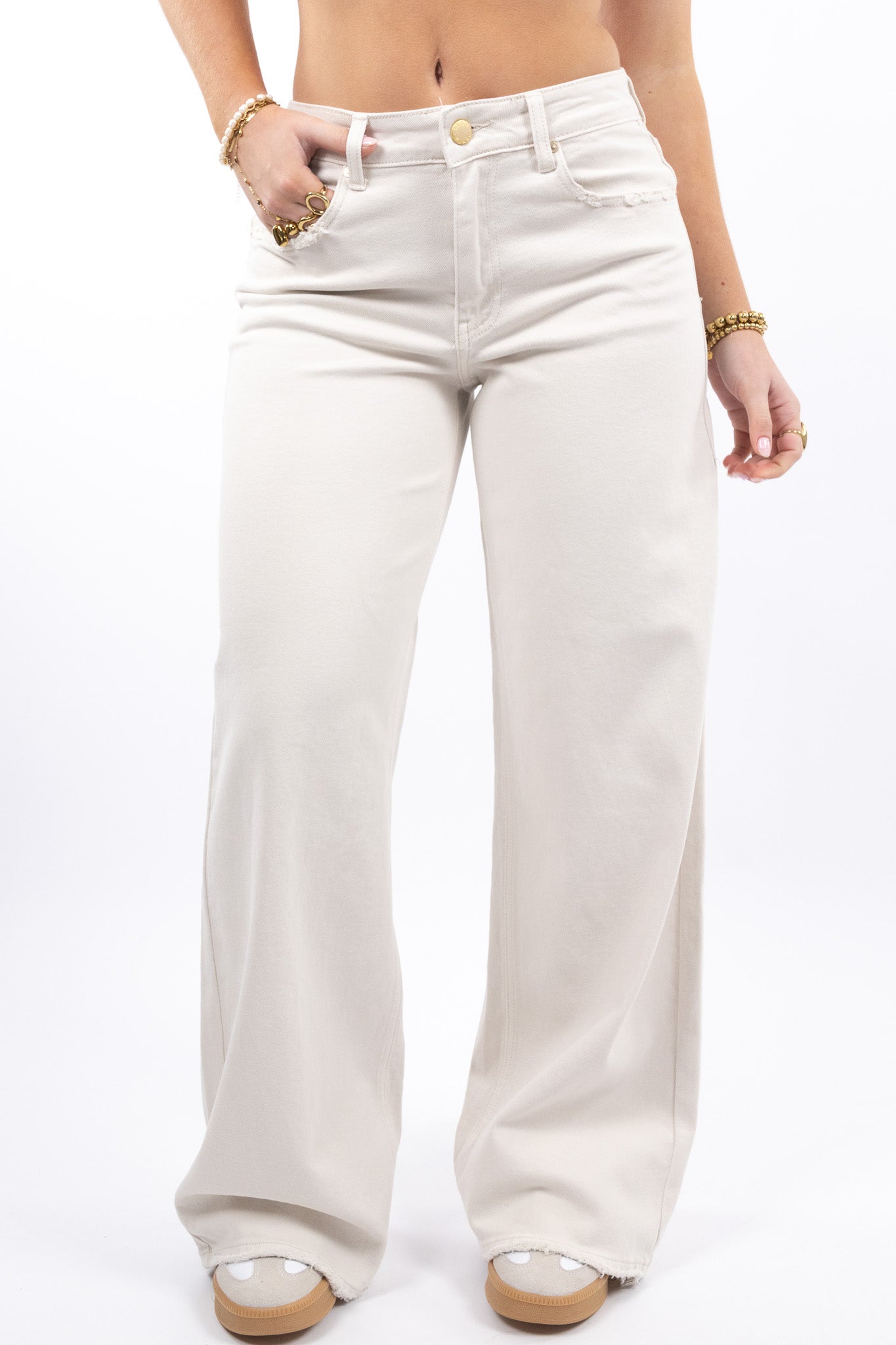 Baggy Fit Wide Leg Jeans