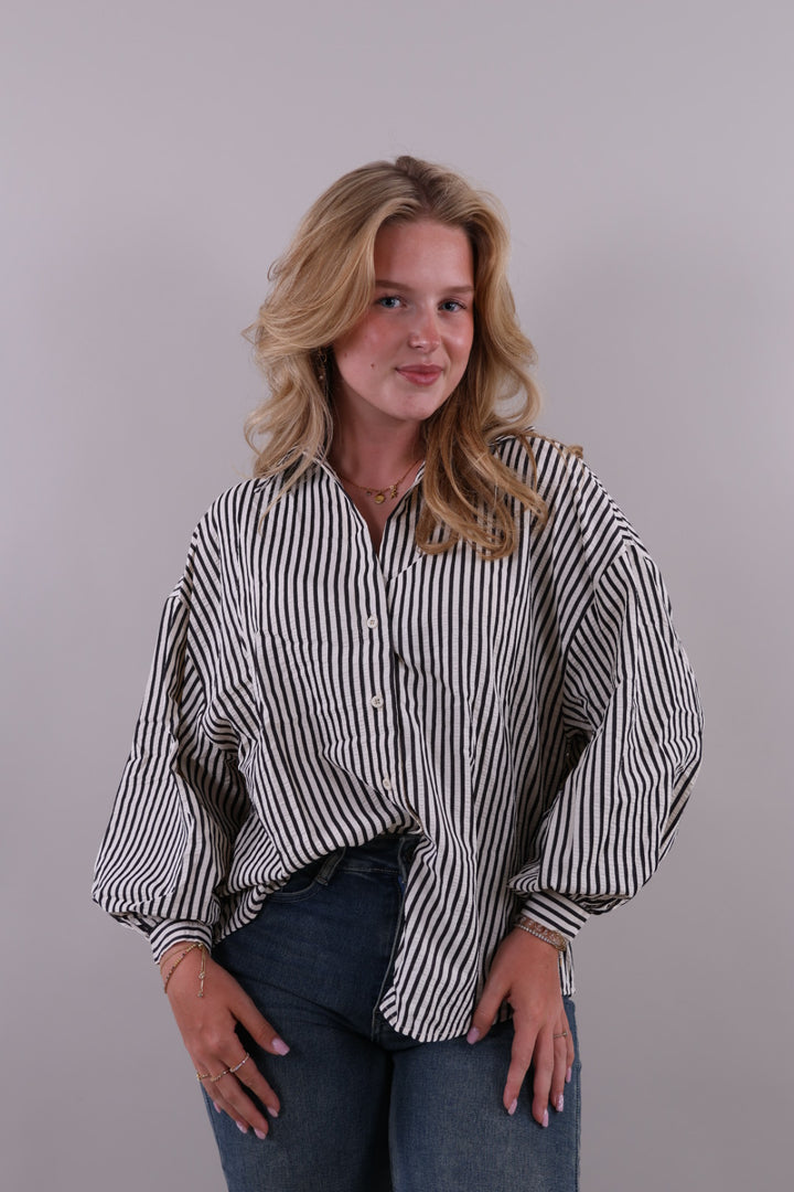 Saar striped blouse