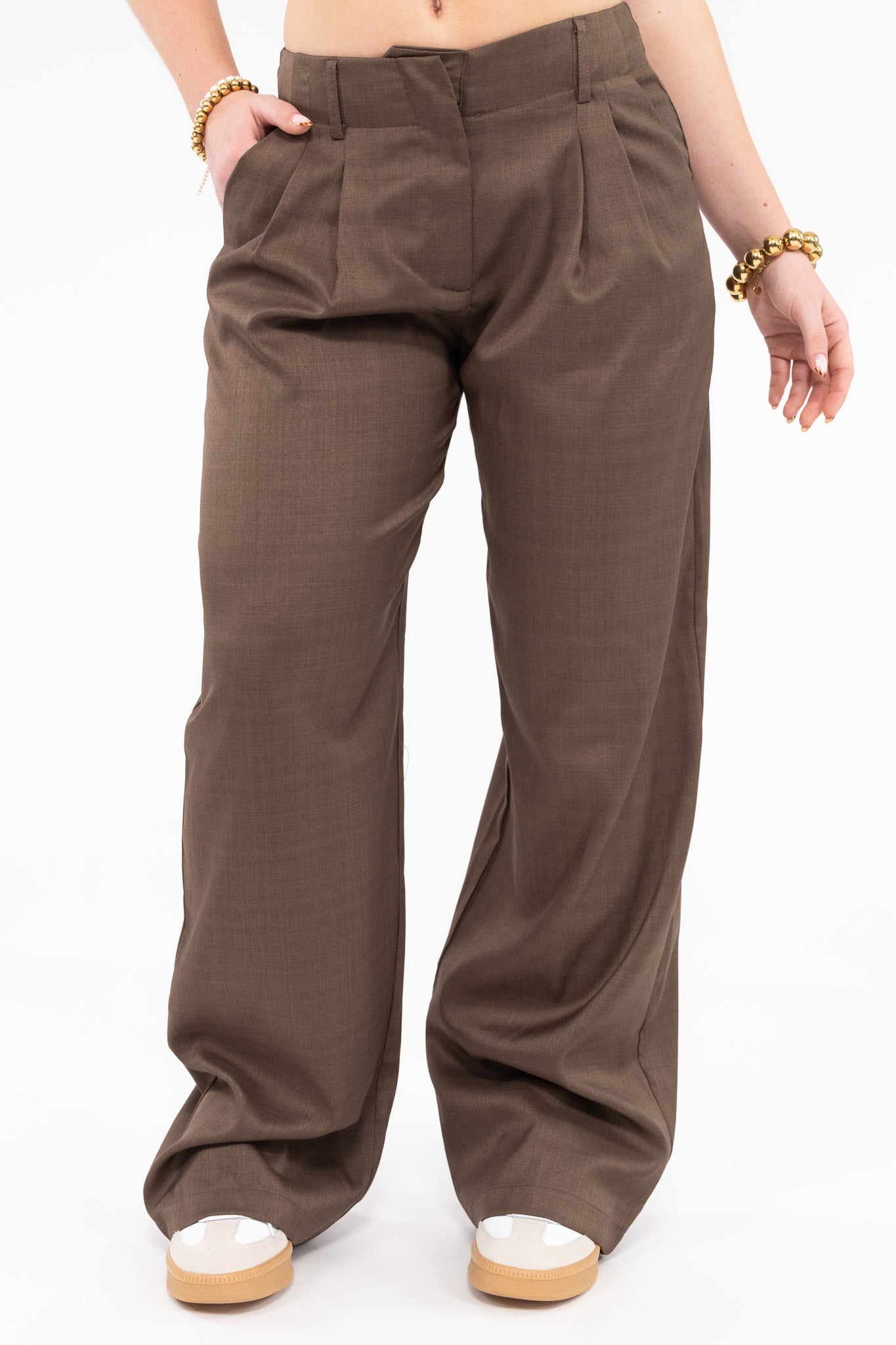 Classic Wide Leg Pantalon