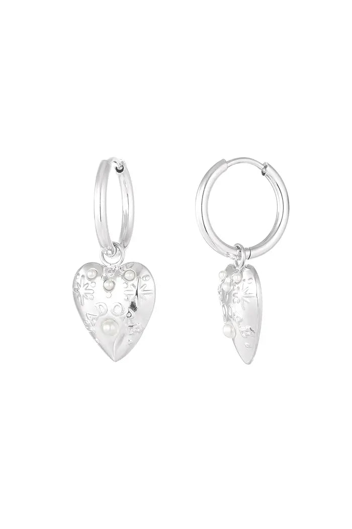 J’adore pearls earrings - silver