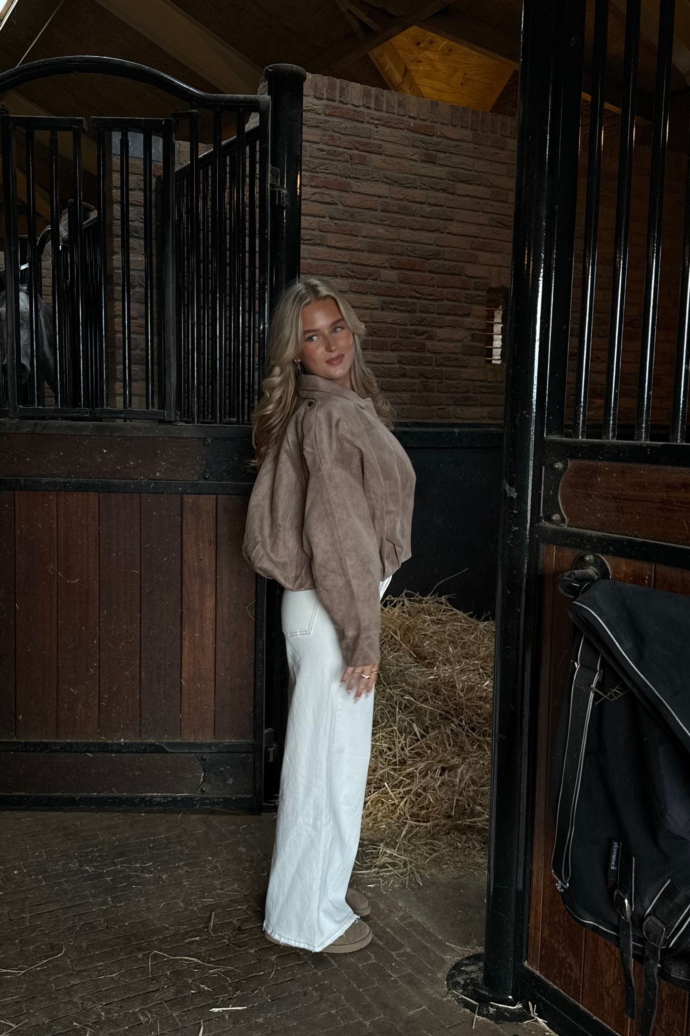 Suede Look Jacket