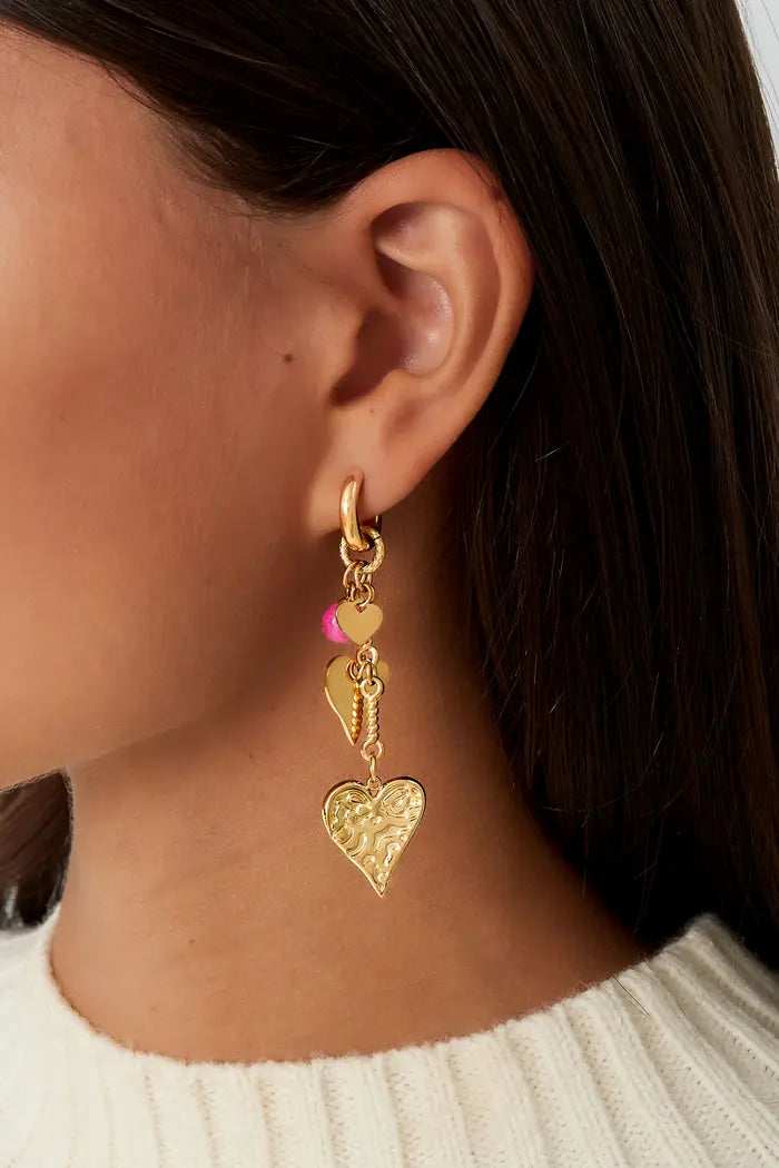 Love signature earrings