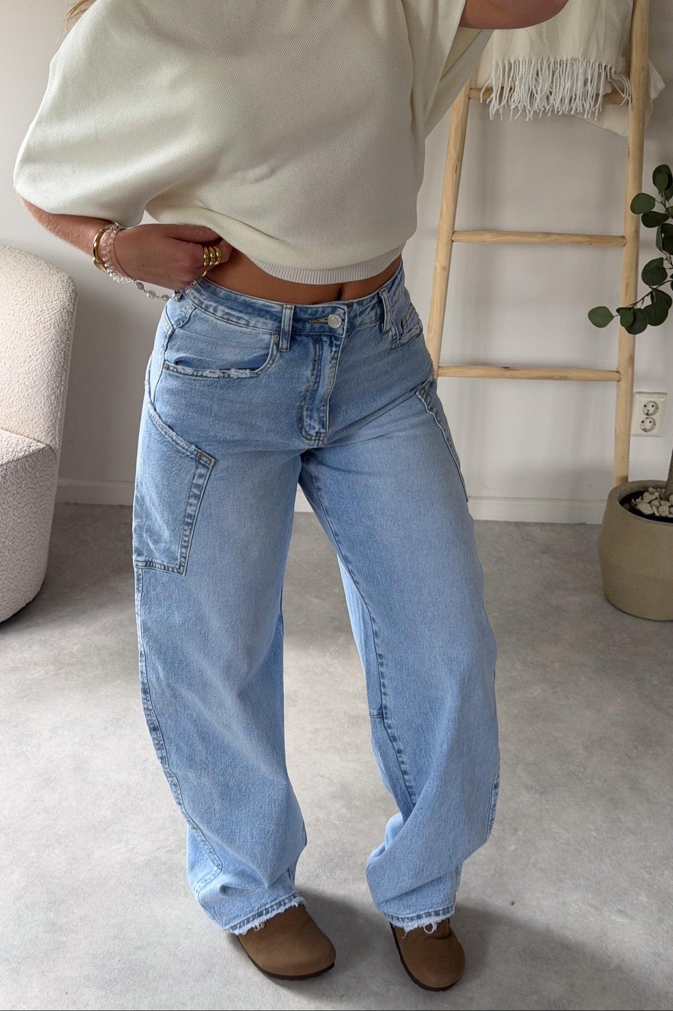 Brooklyn Cargo Balloon Jeans