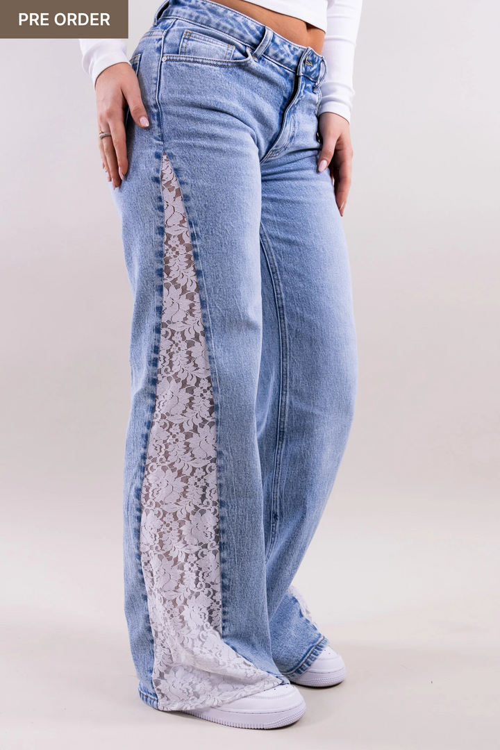 Lily lace jeans pre order