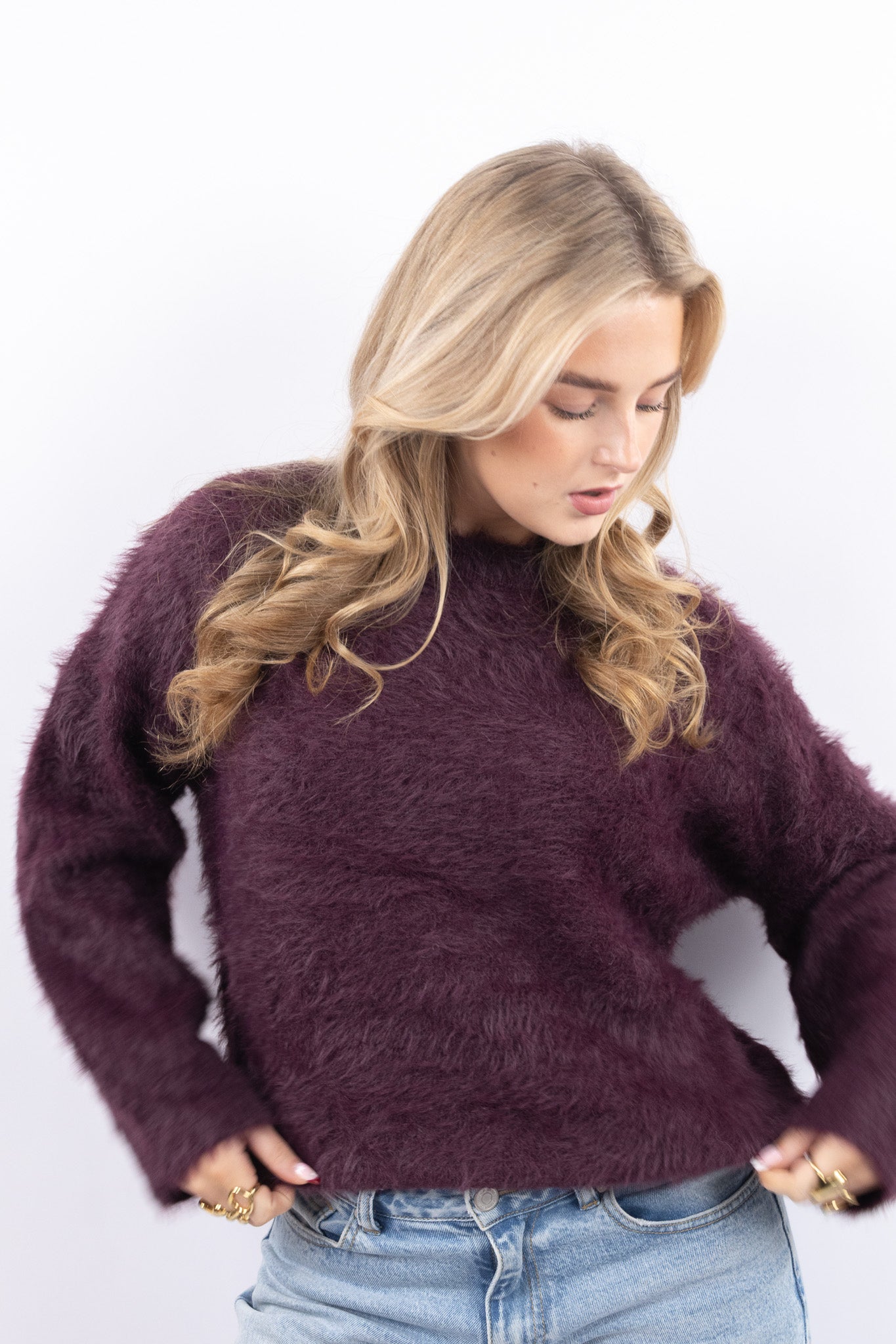 Fluffy Knit Sweater