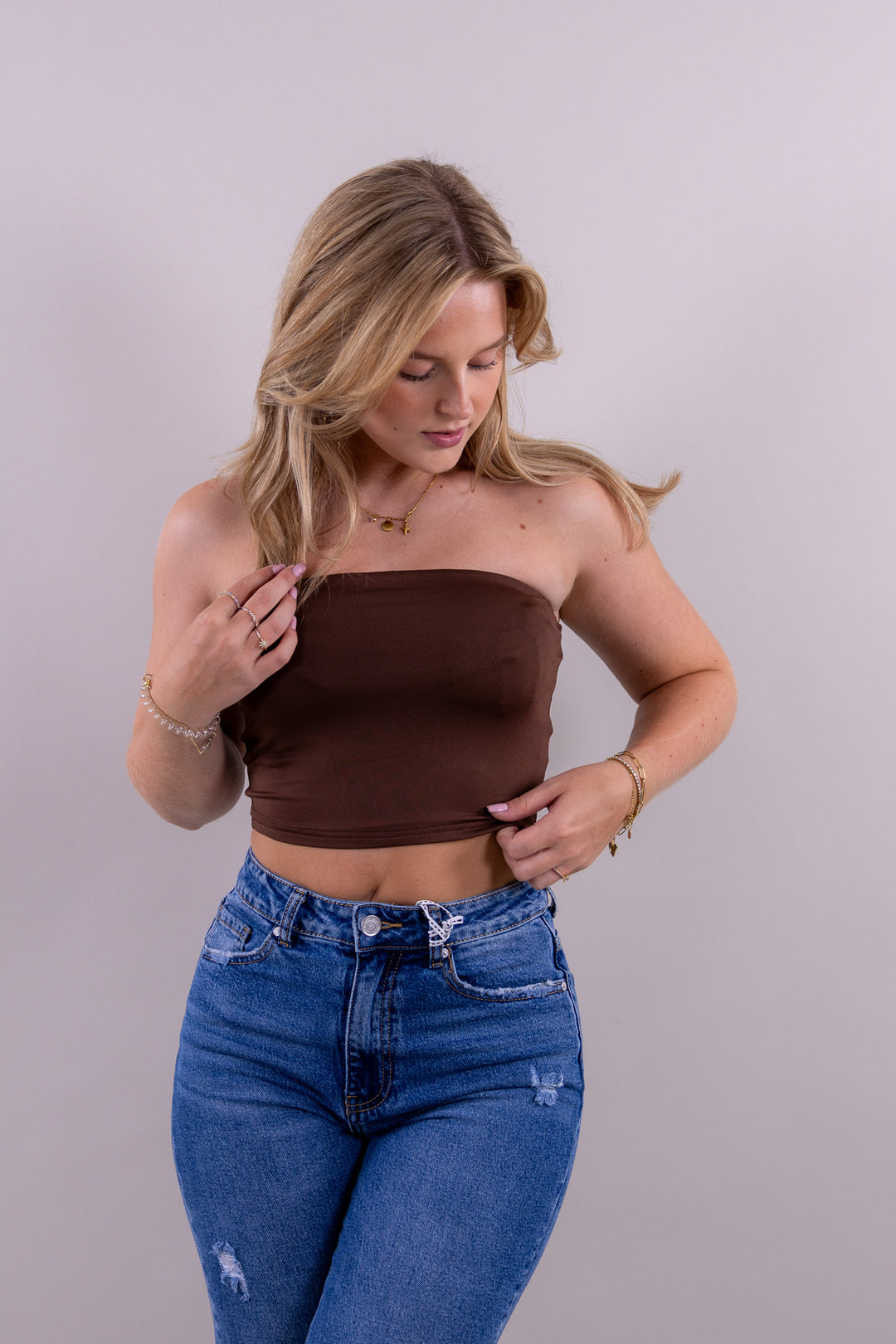 Leah bandeau top