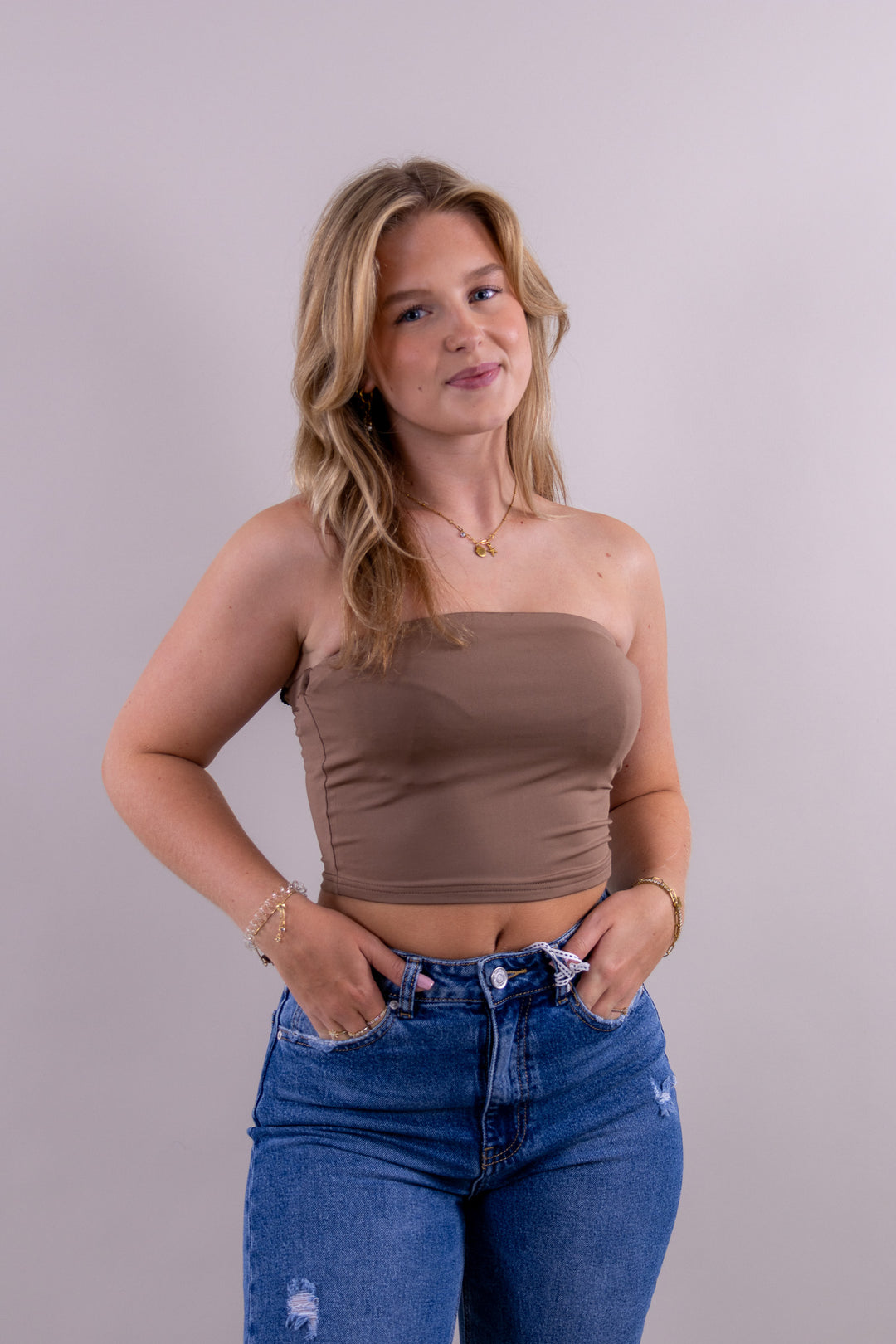 Leah bandeau top