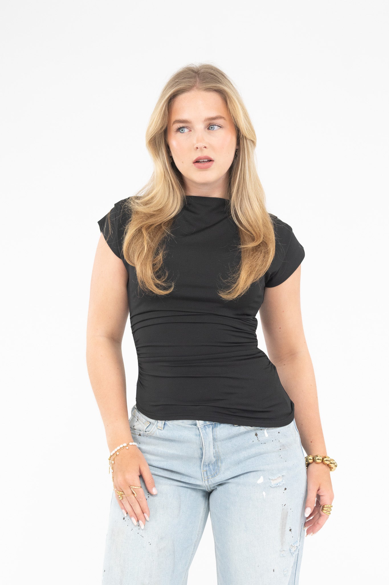 Fitted Ruched Top